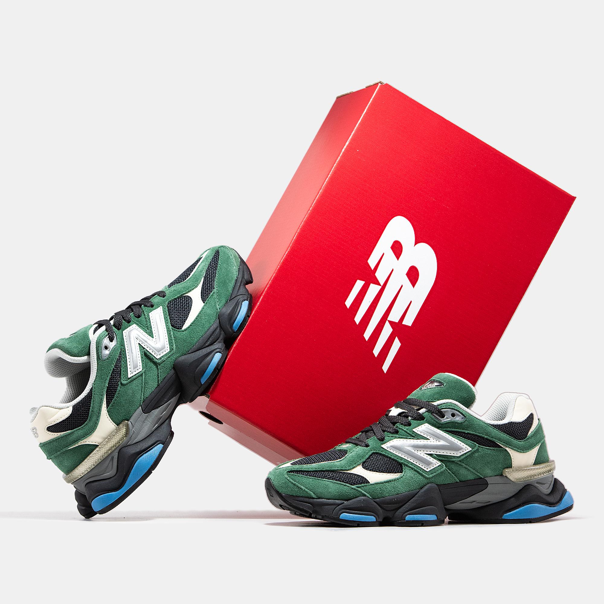 New Balance 9060 Green Black Blue - изображение 7