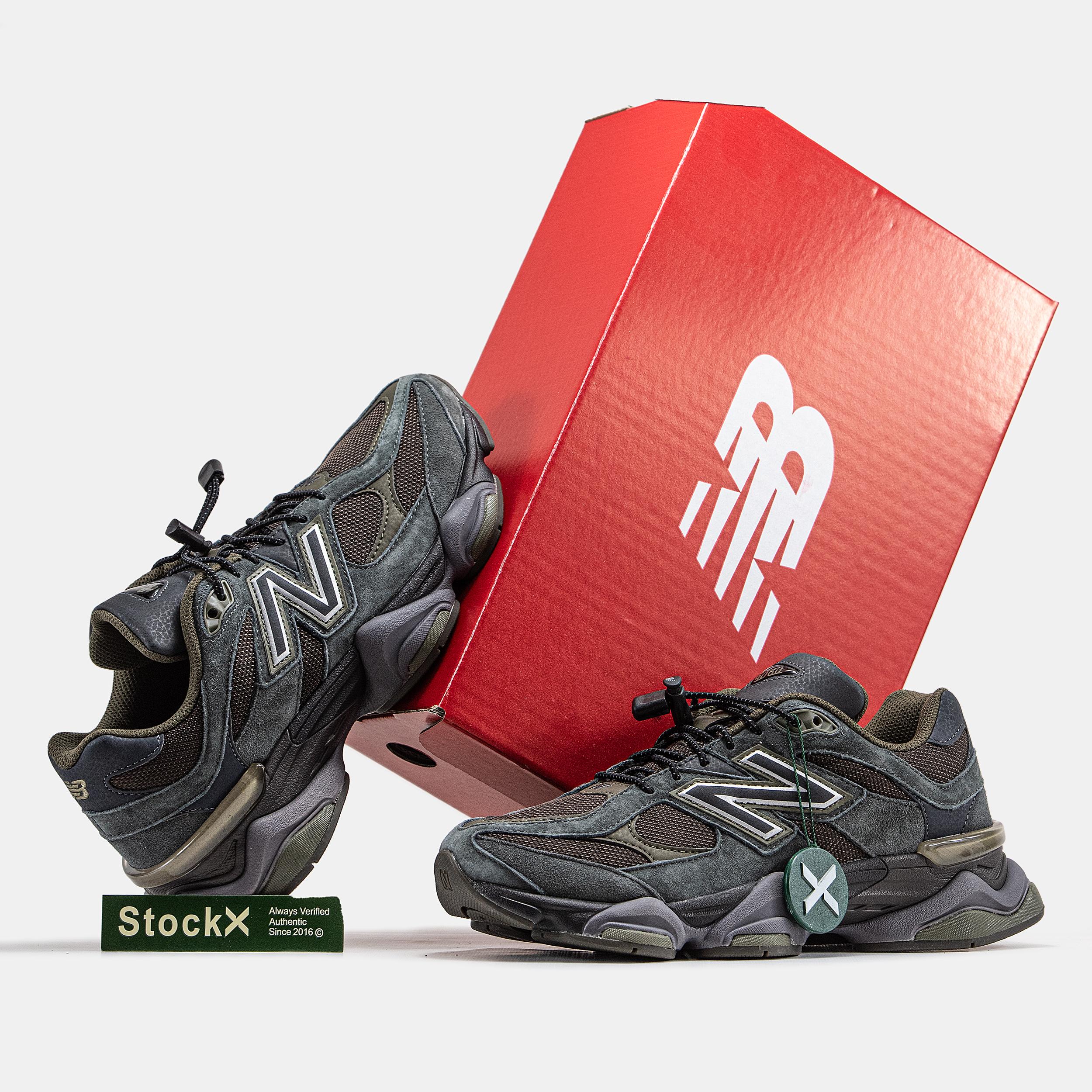 New Balance 9060 Black Olive Grey - изображение 8