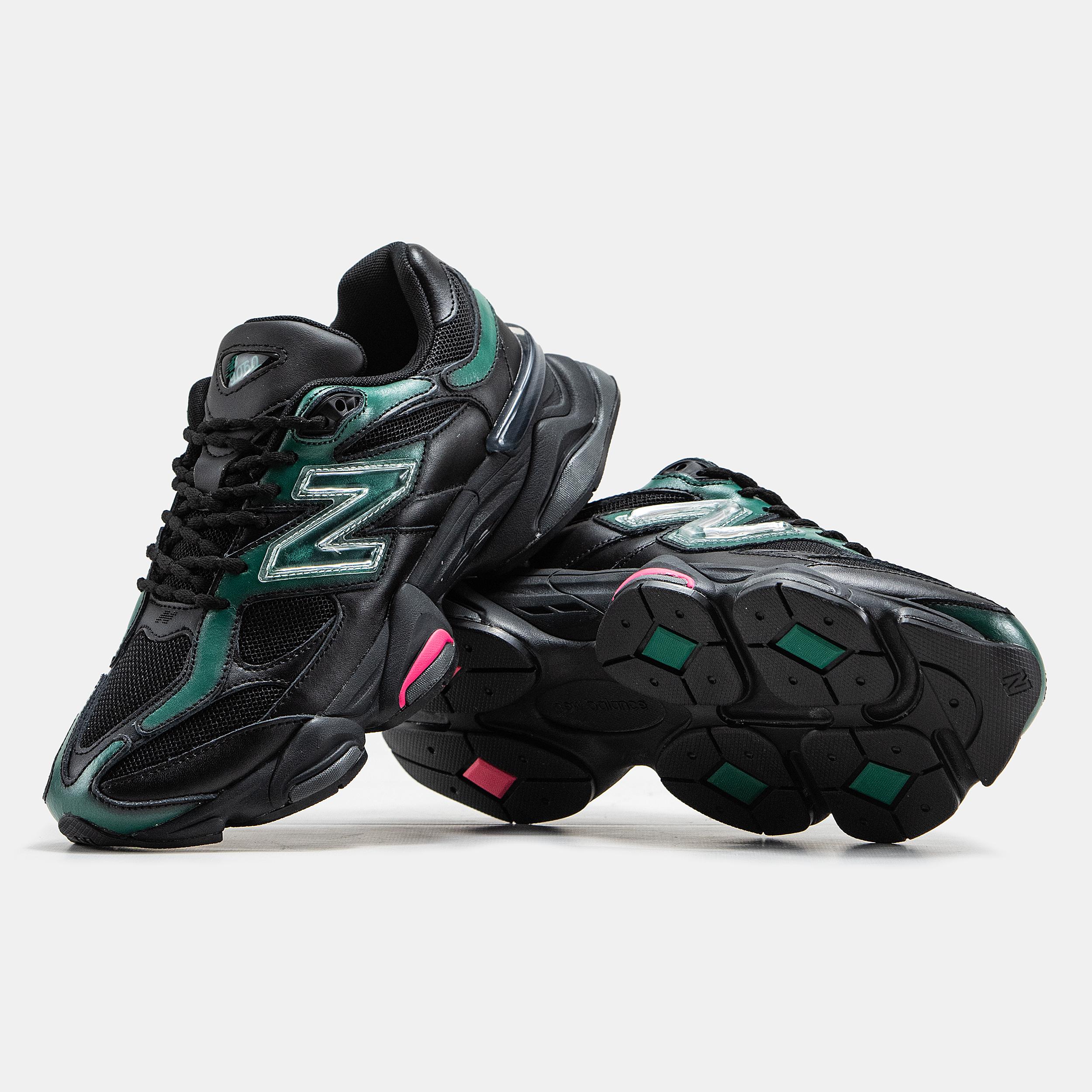 New Balance 9060 x Mowalola Black Green Pink - изображение 6