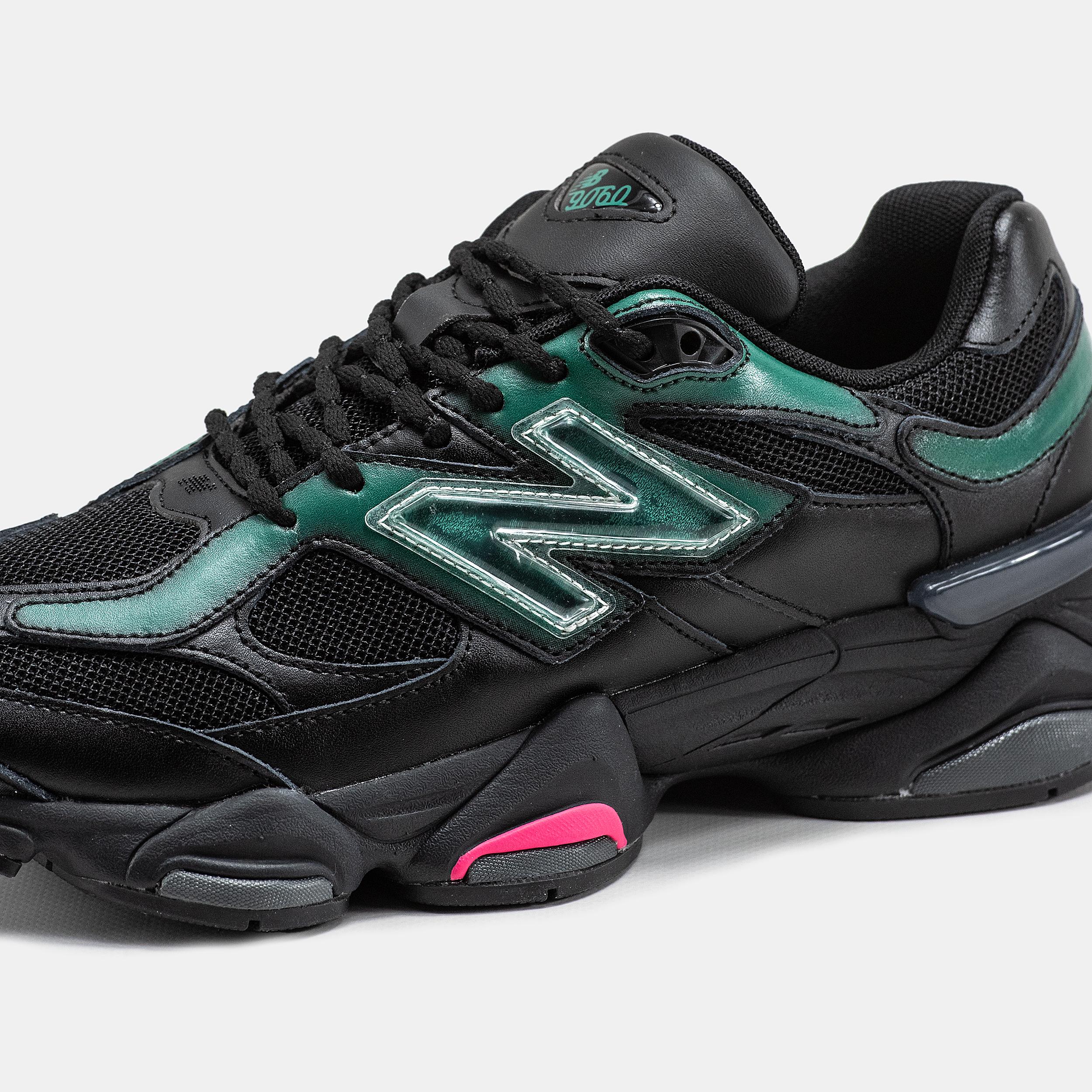 New Balance 9060 x Mowalola Black Green Pink - изображение 7