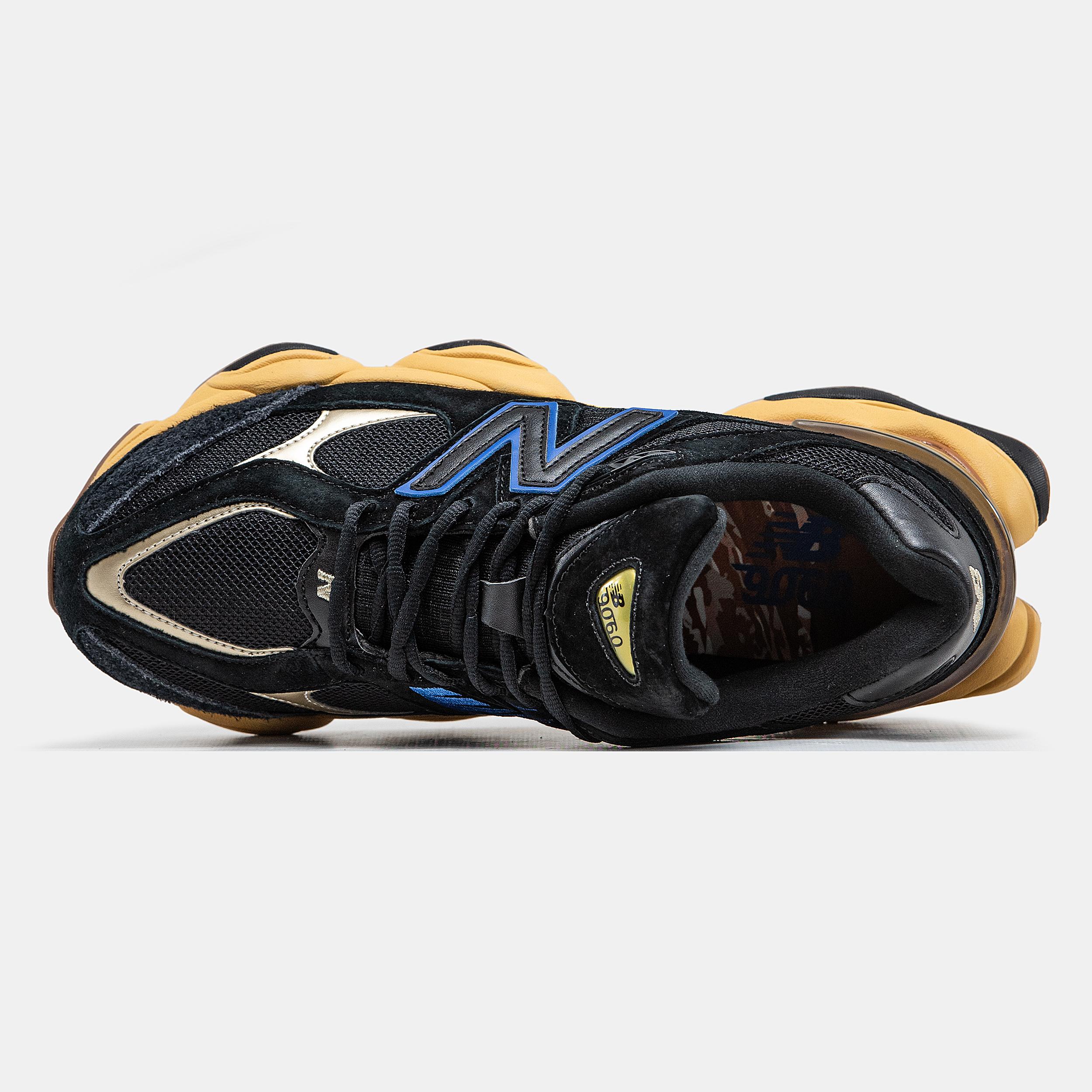 New Balance 9060 "Black Royal Blue Gum" - изображение 3