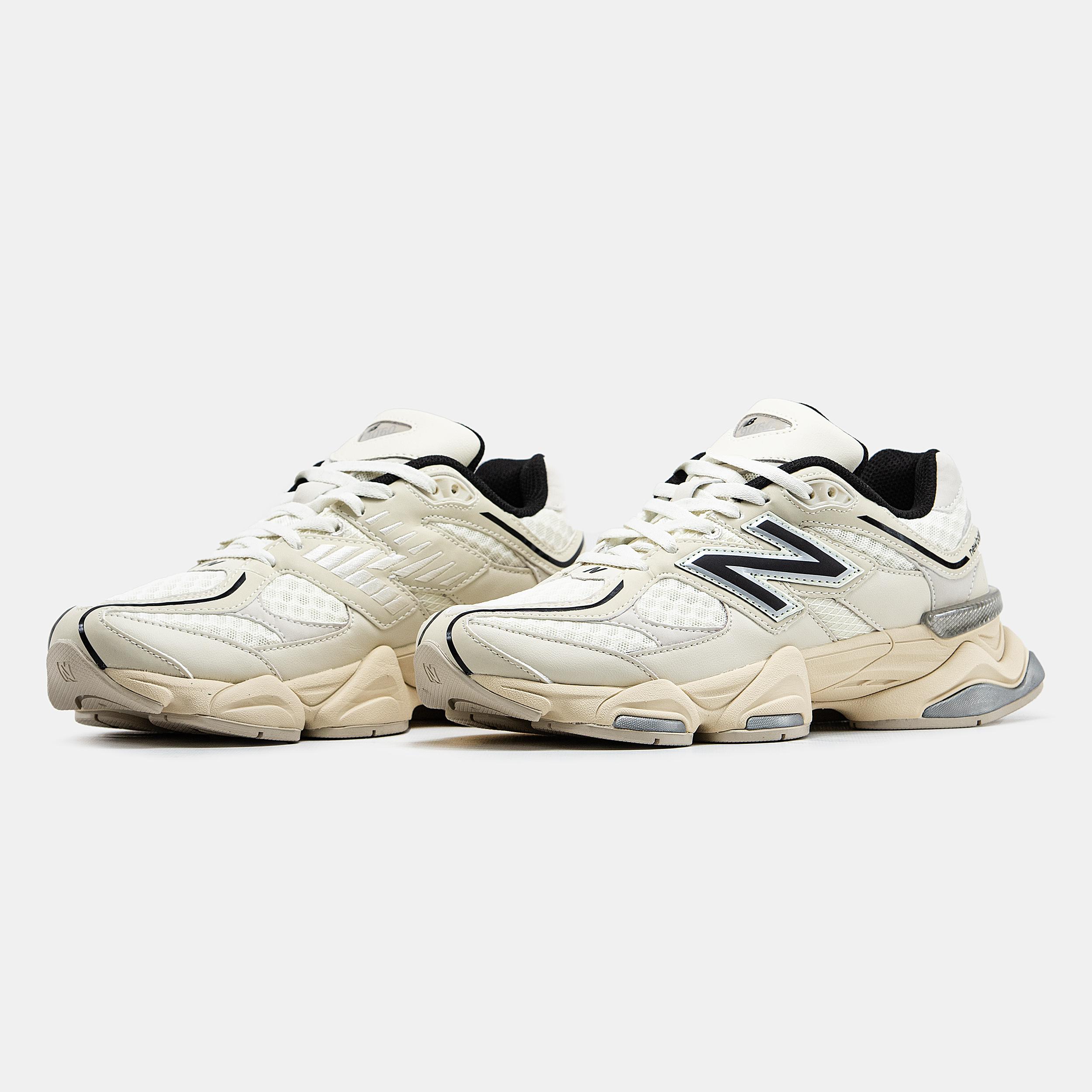 New Balance 9060 Cream Black Silver - изображение 6