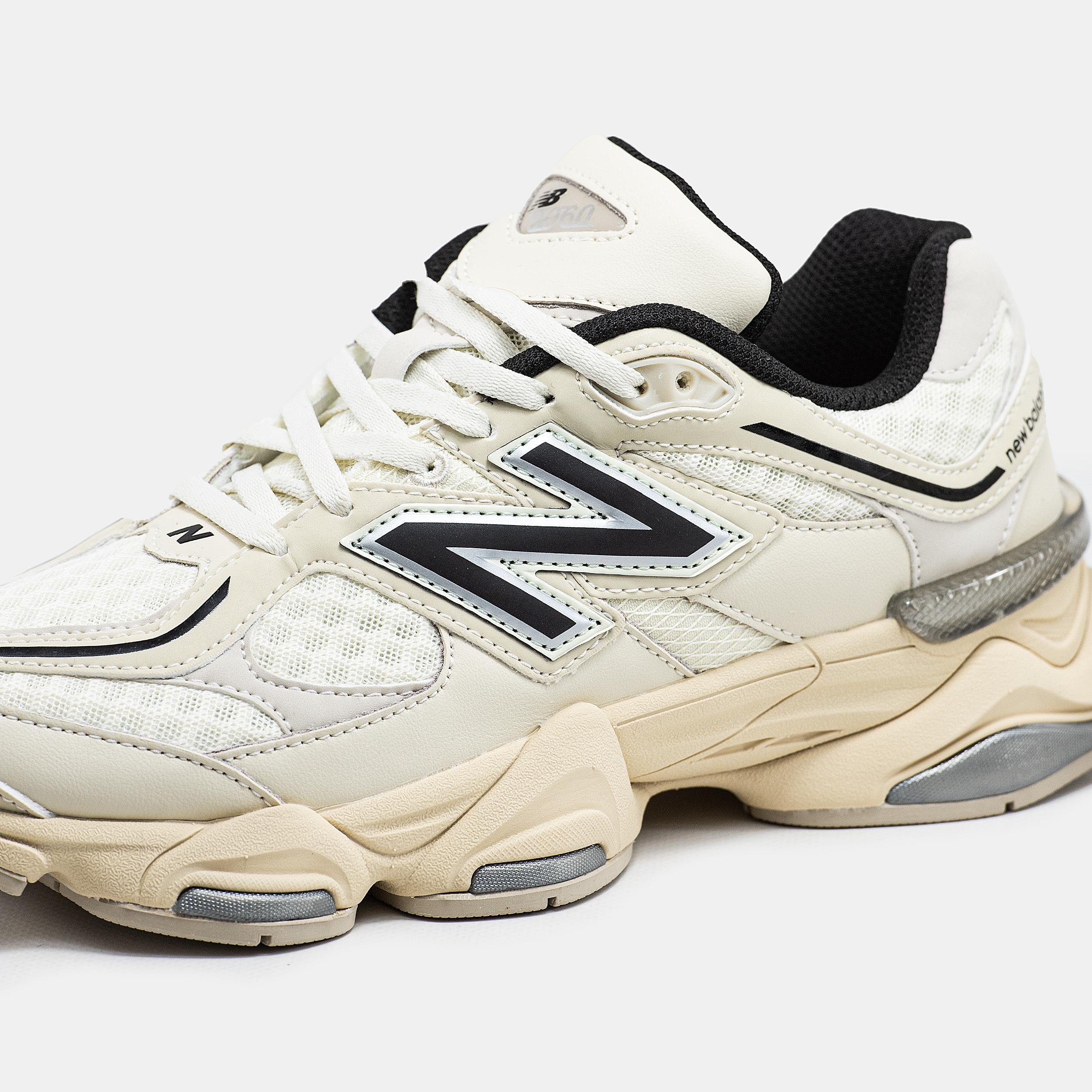 New Balance 9060 Cream Black Silver - изображение 8