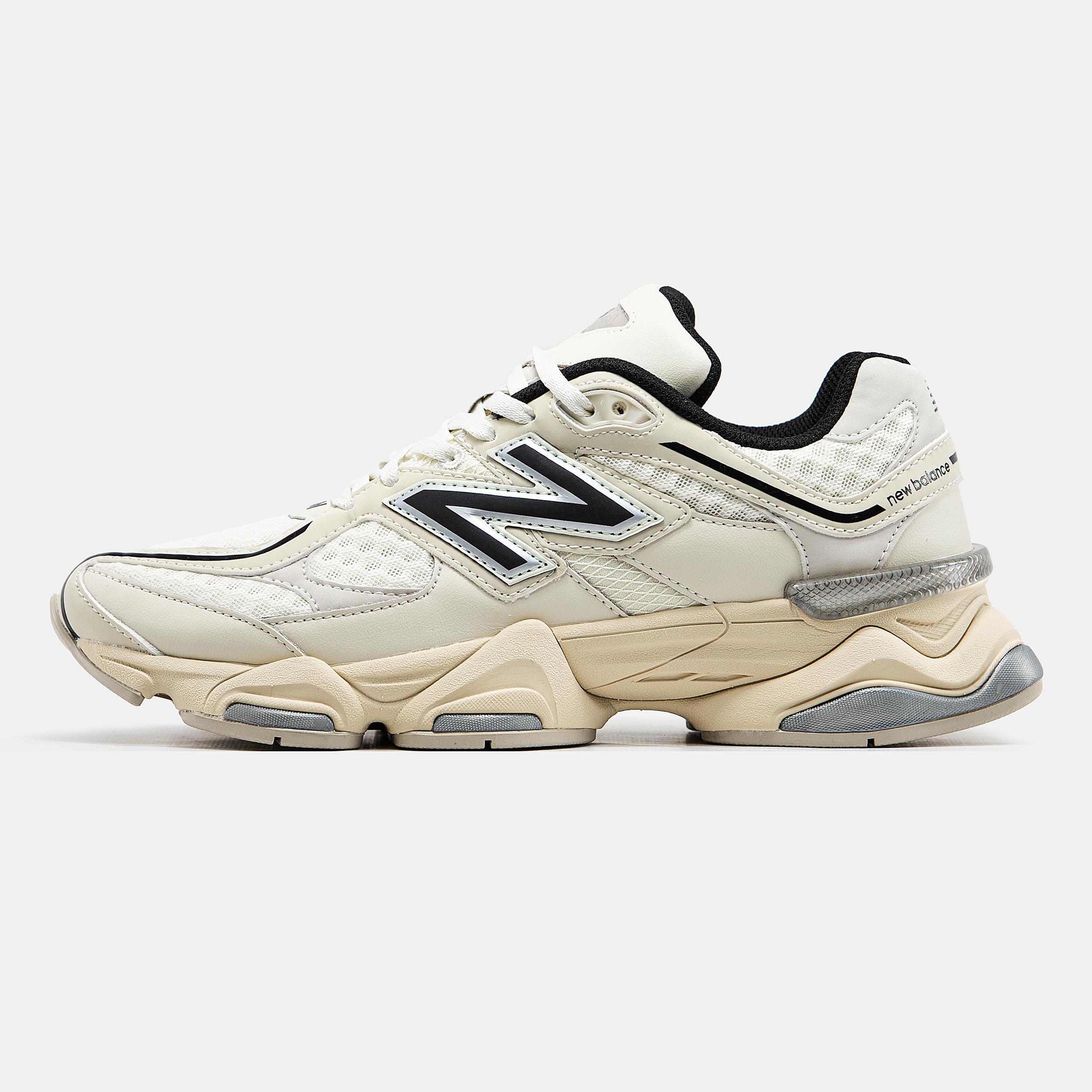 New Balance 9060 Cream Black Silver