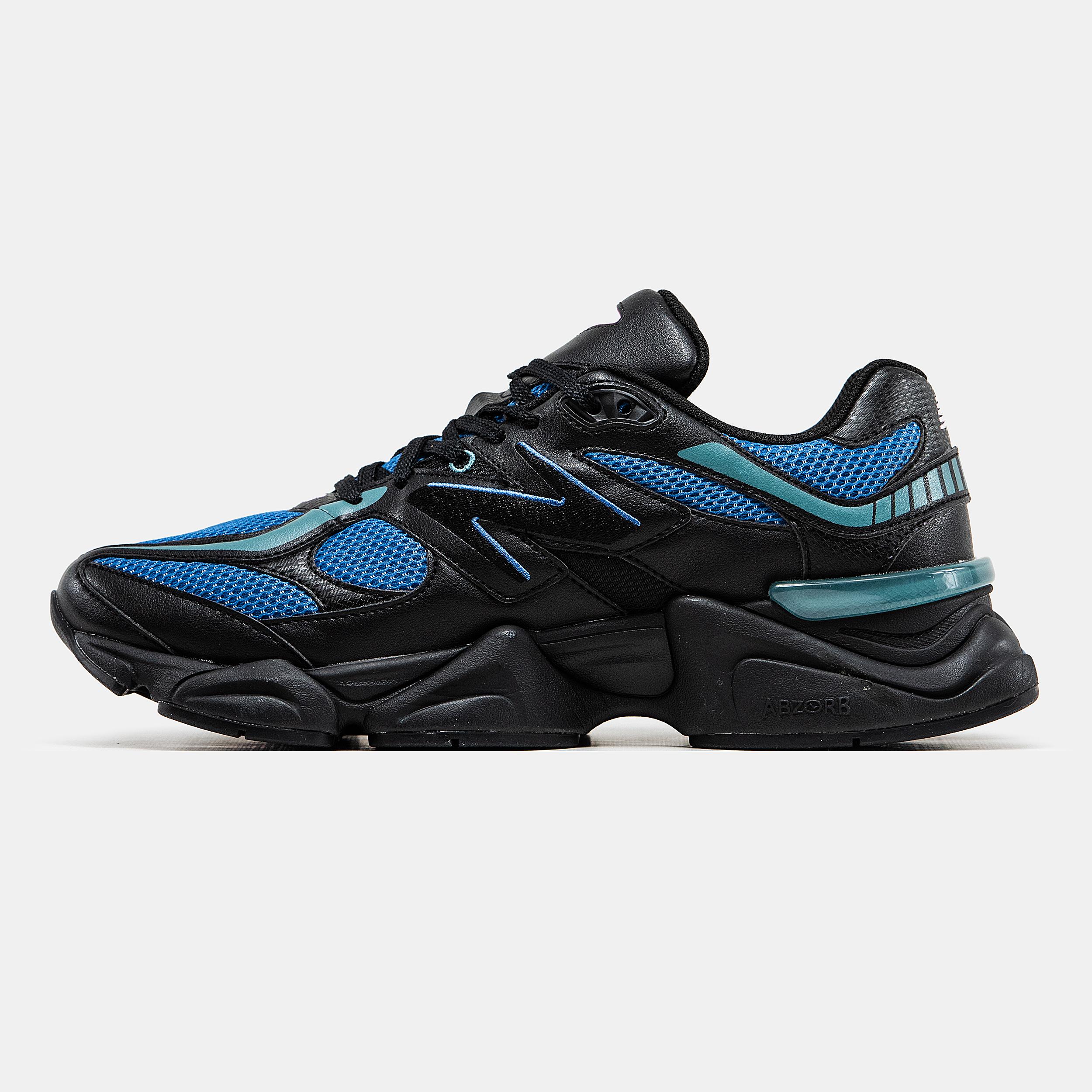 New Balance 9060 Black Blue Aqua Pink - изображение 2