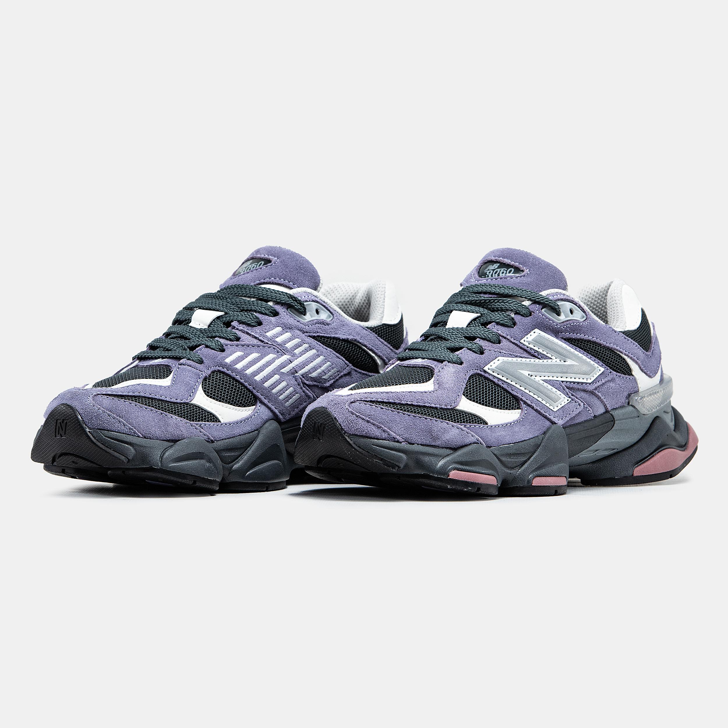 New Balance 9060 Purple Black White Pink - изображение 5