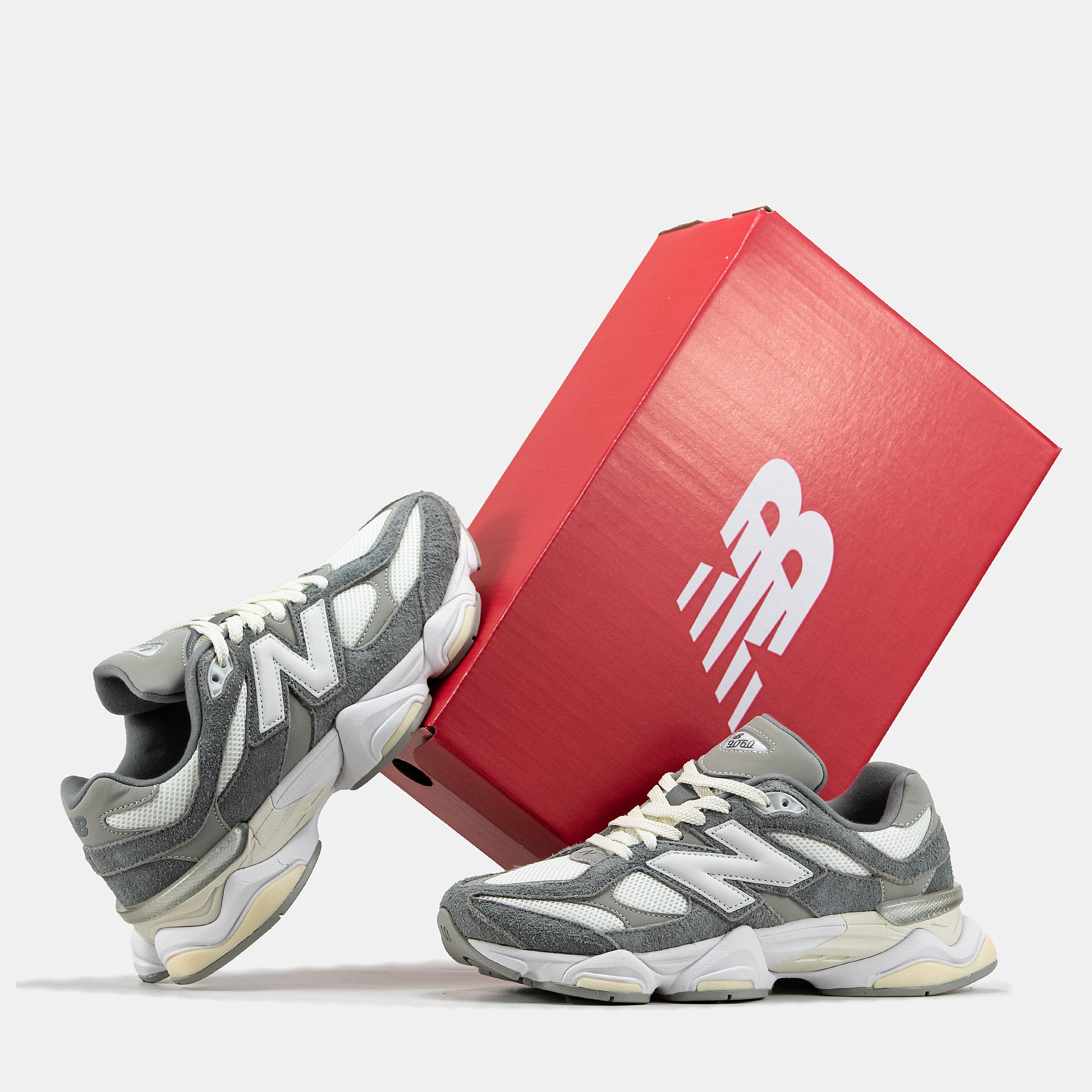 New Balance 9060 Grey Cream White - изображение 9