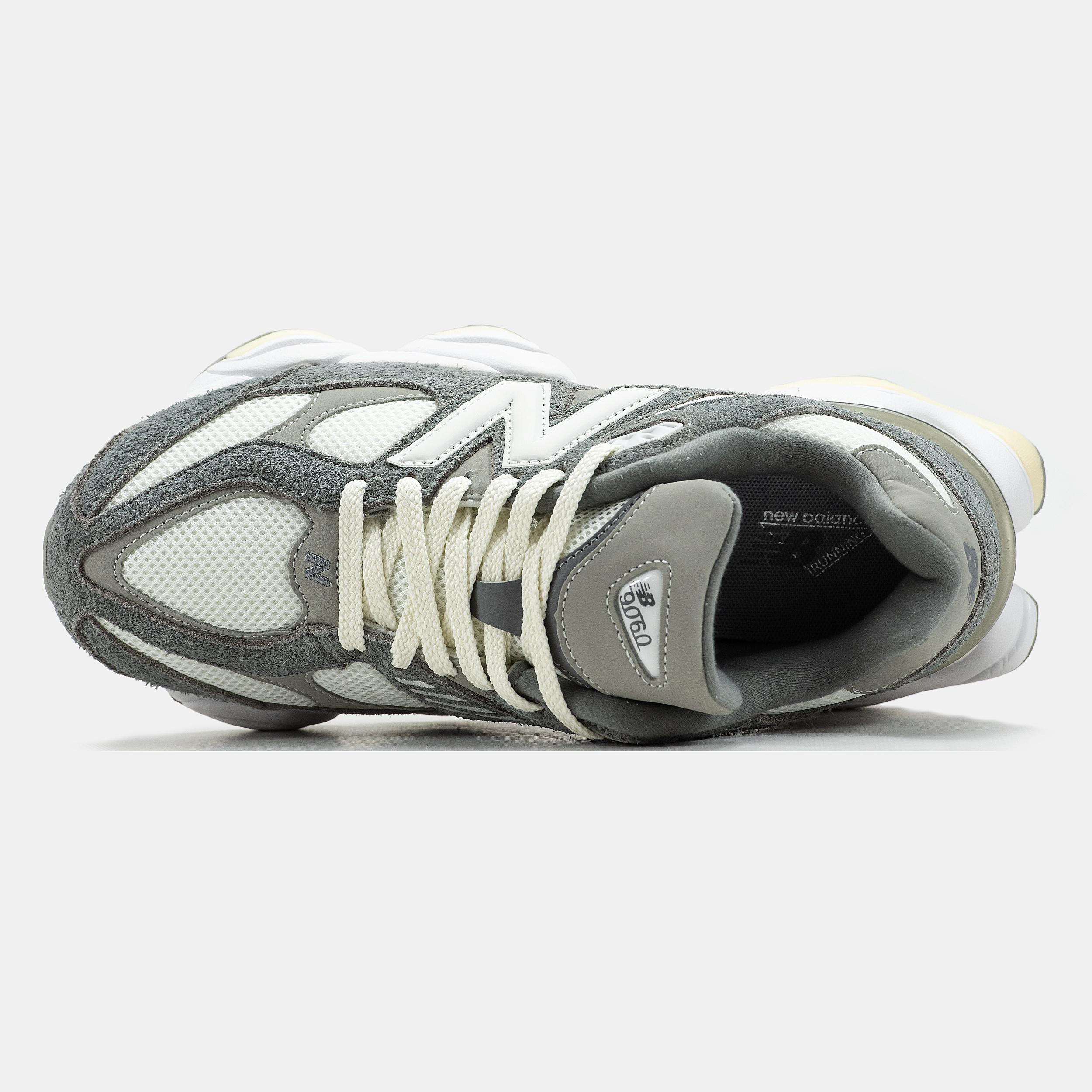 New Balance 9060 Grey Cream White - изображение 4