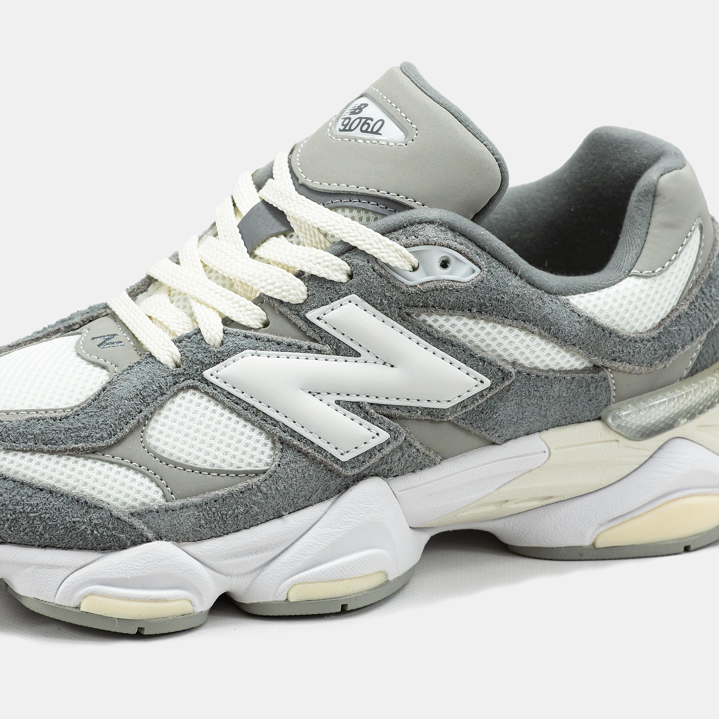 New Balance 9060 Grey Cream White - изображение 8