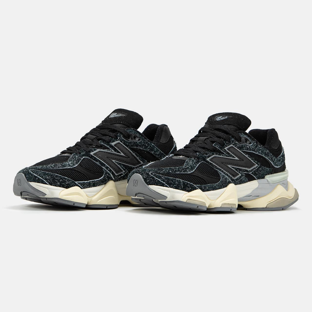 New Balance 9060 Black Grey Marble - изображение 1
