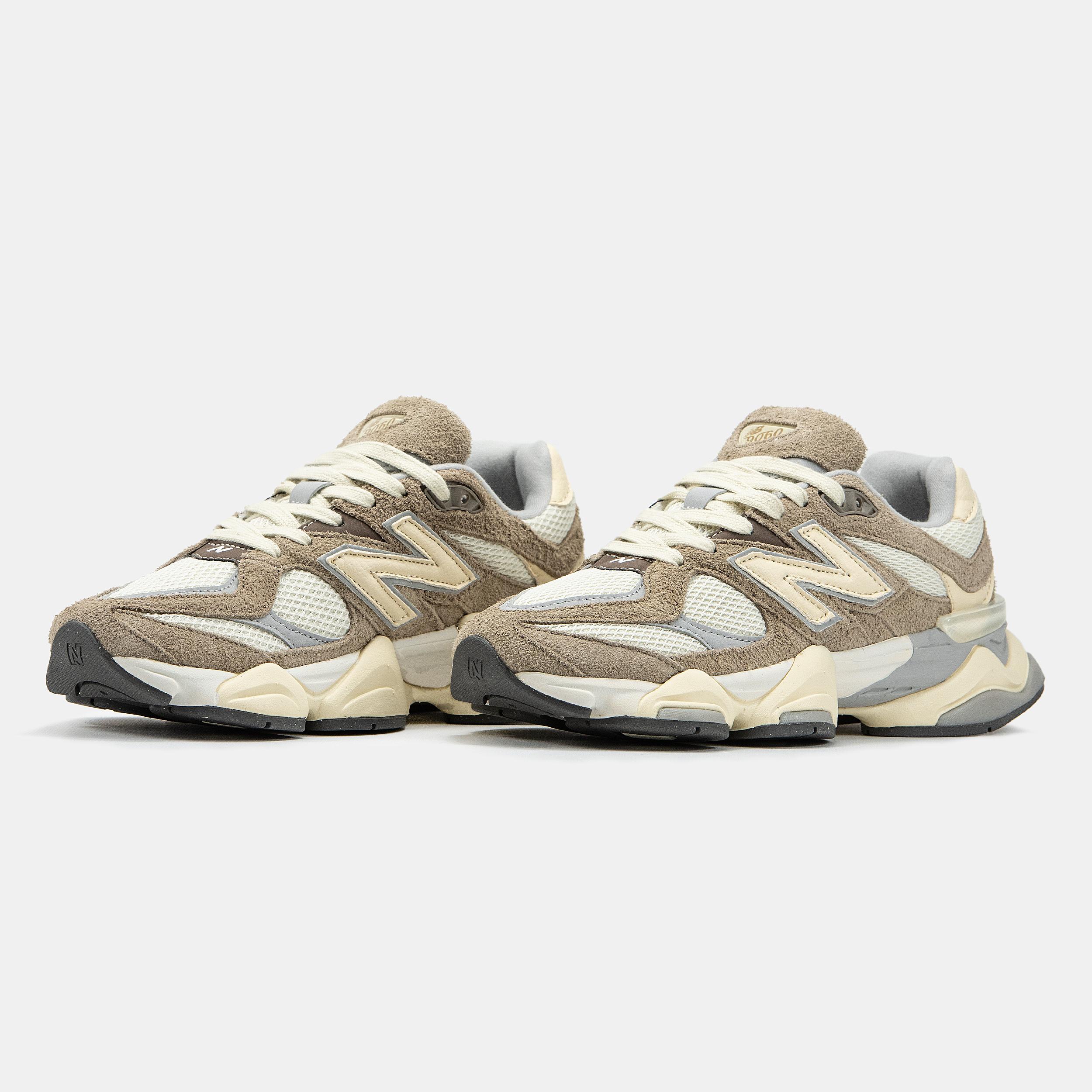 New Balance 9060 Beige Cream Grey - изображение 4