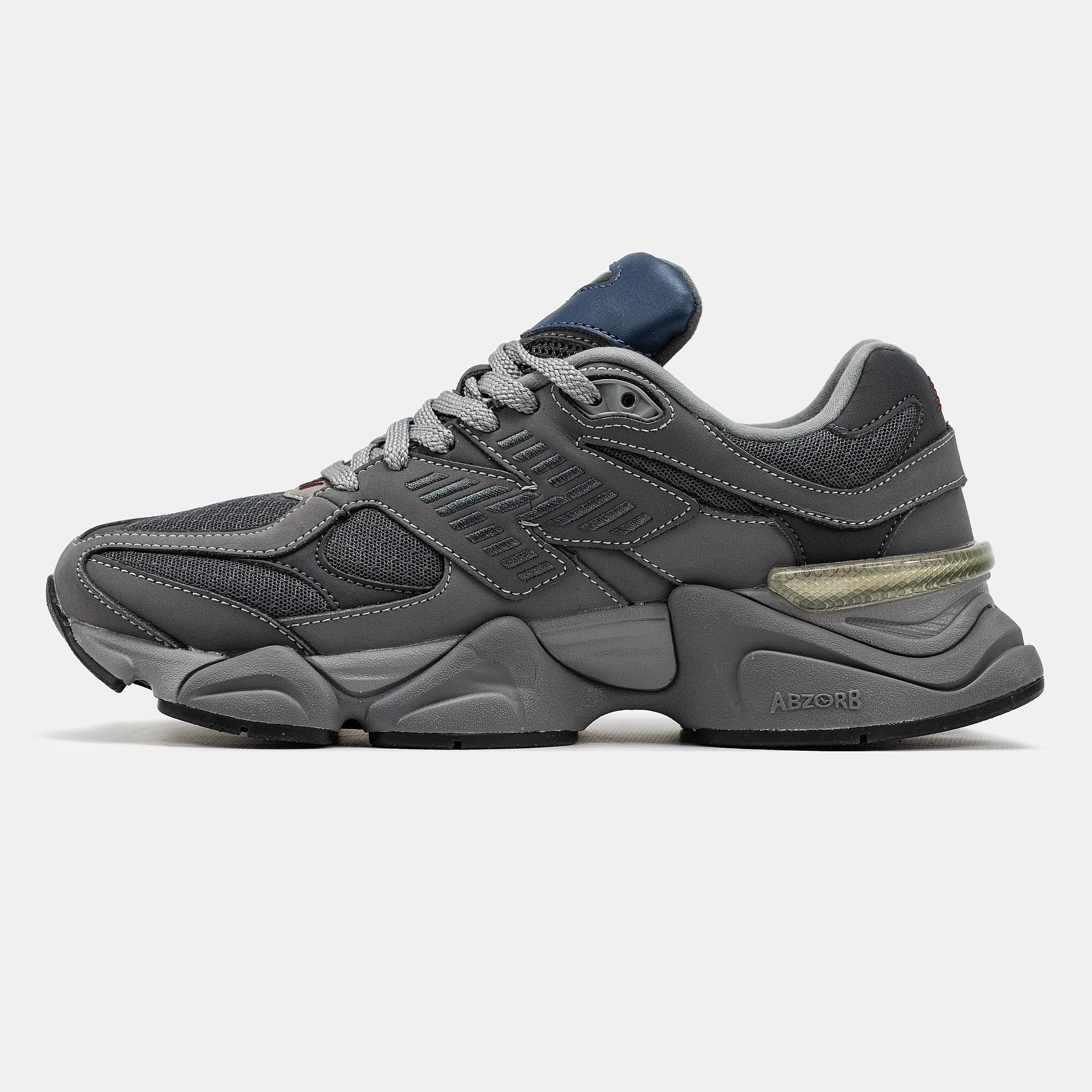 New Balance 9060 Grey Navy Olive Tint - изображение 2