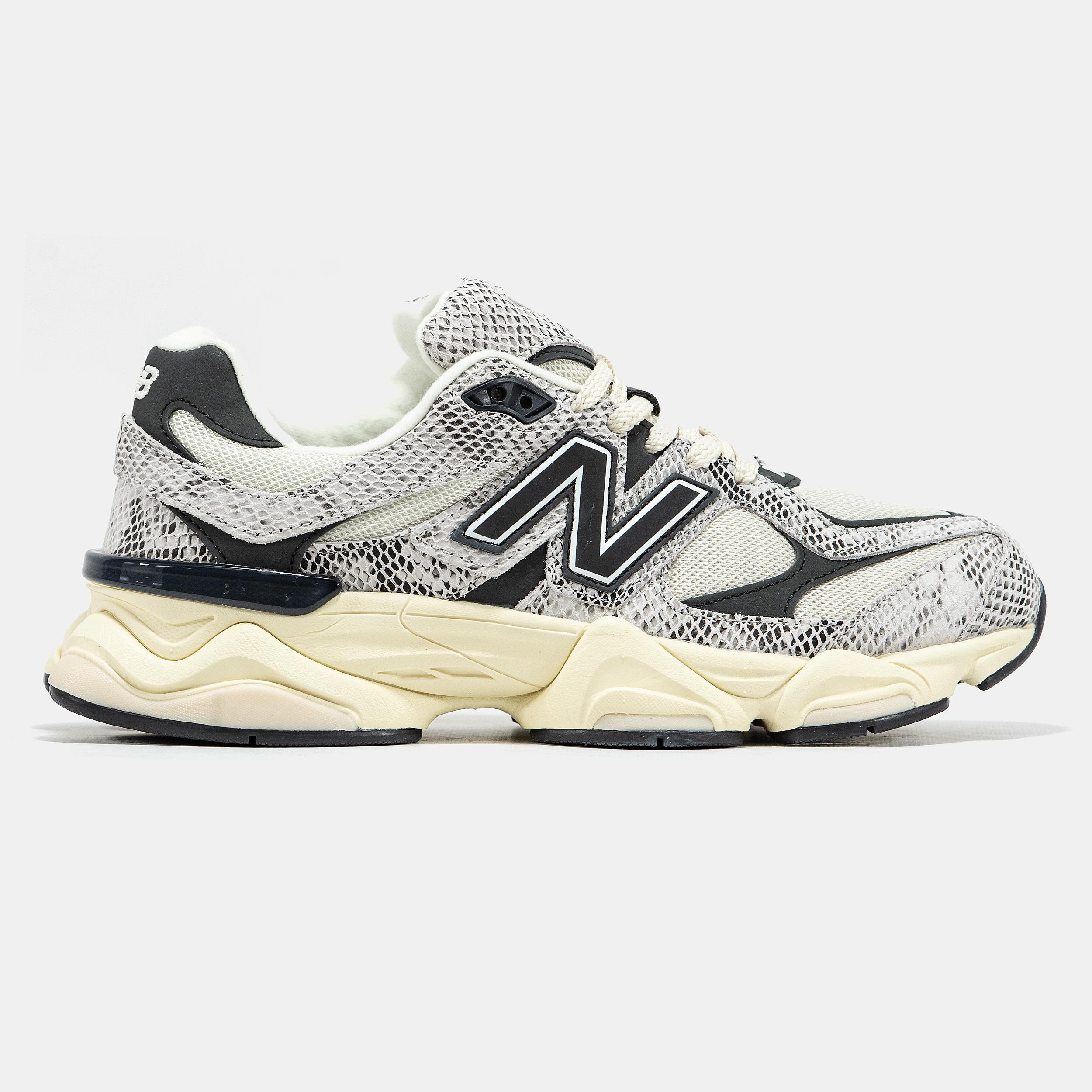 New Balance 9060 Snakeskin Black Cream - изображение 4