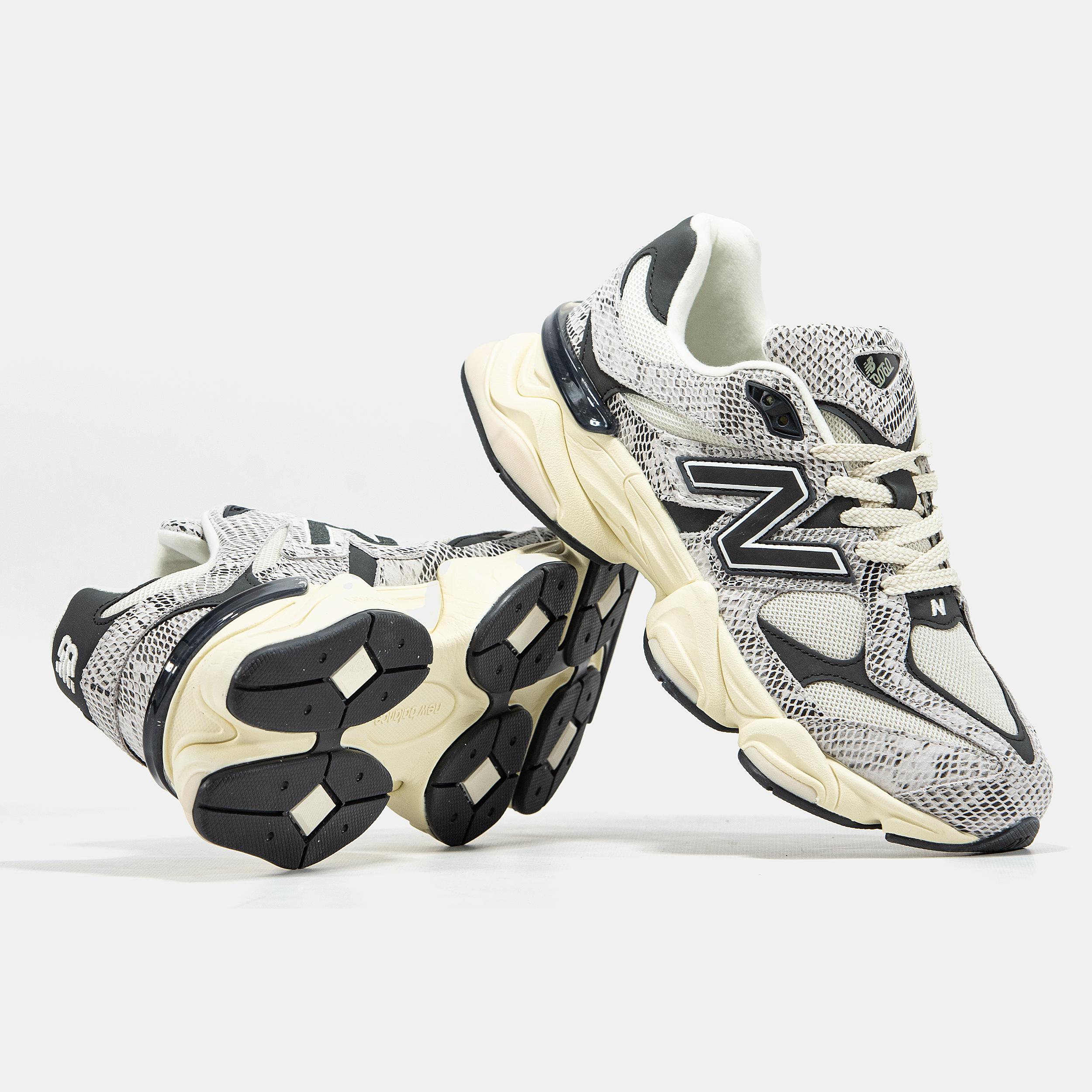 New Balance 9060 Snakeskin Black Cream - изображение 7
