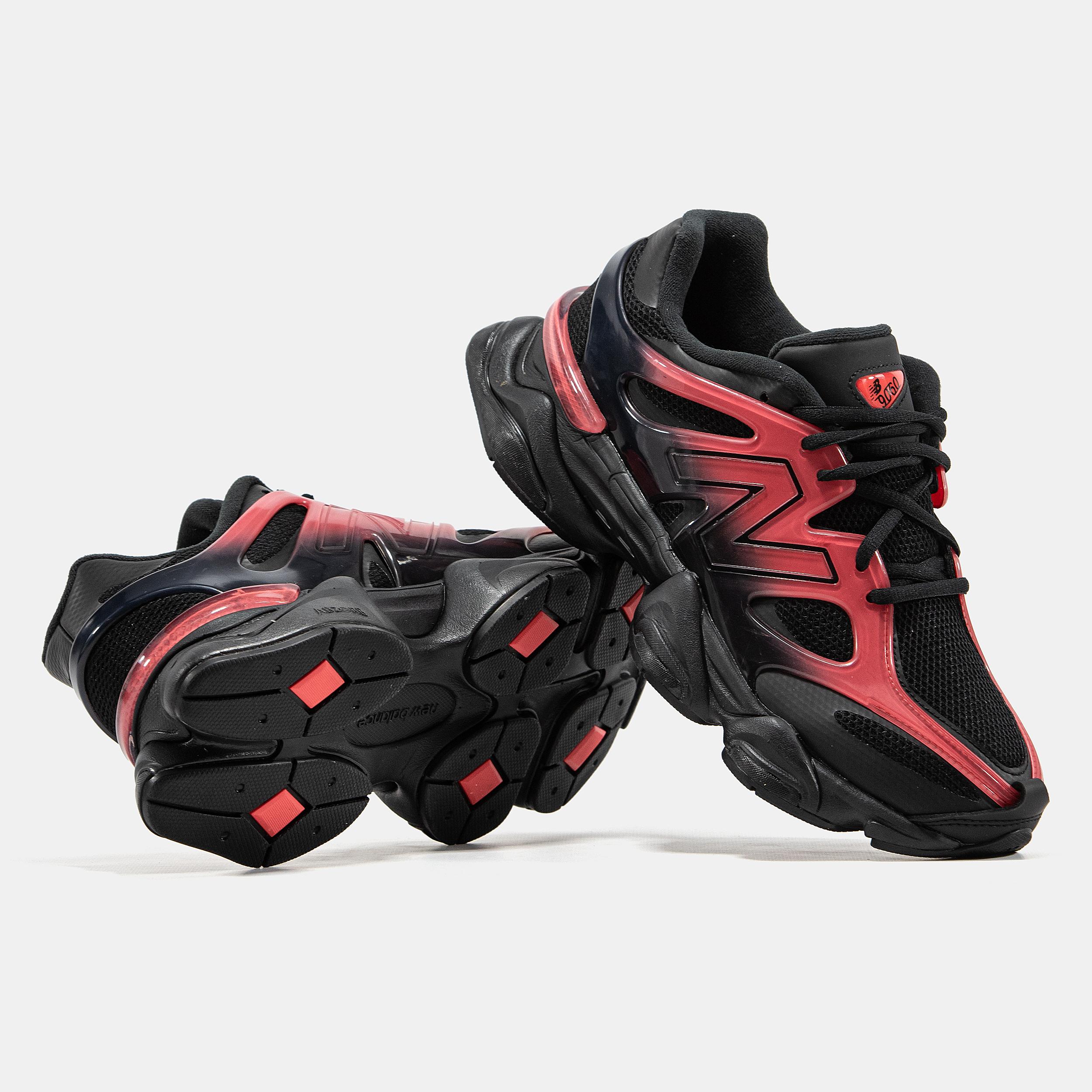 New Balance 9060 Black Red Gradient - изображение 7