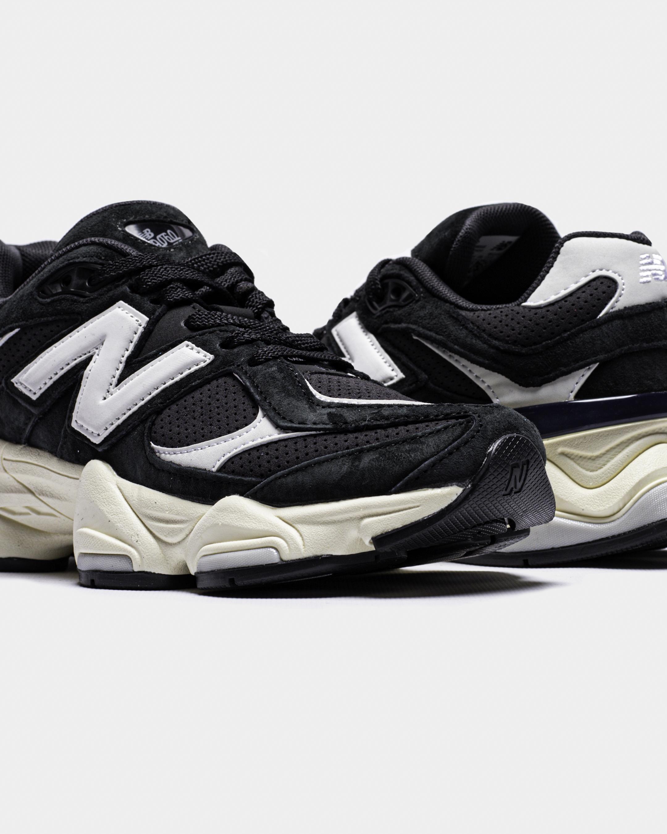 New Balance 9060 Black Suede Cream Sole - изображение 5