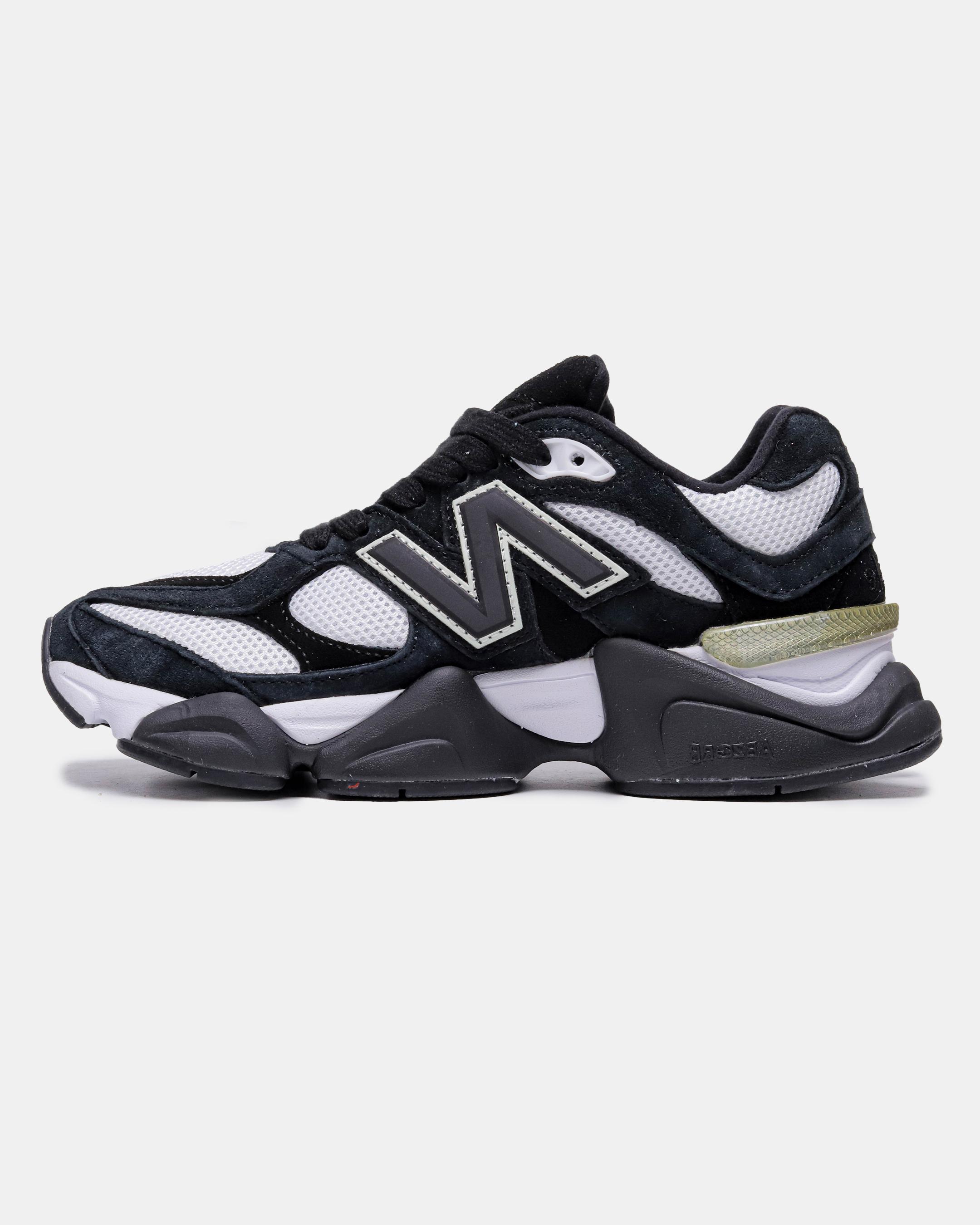 New Balance 9060 Black White Olive - изображение 4