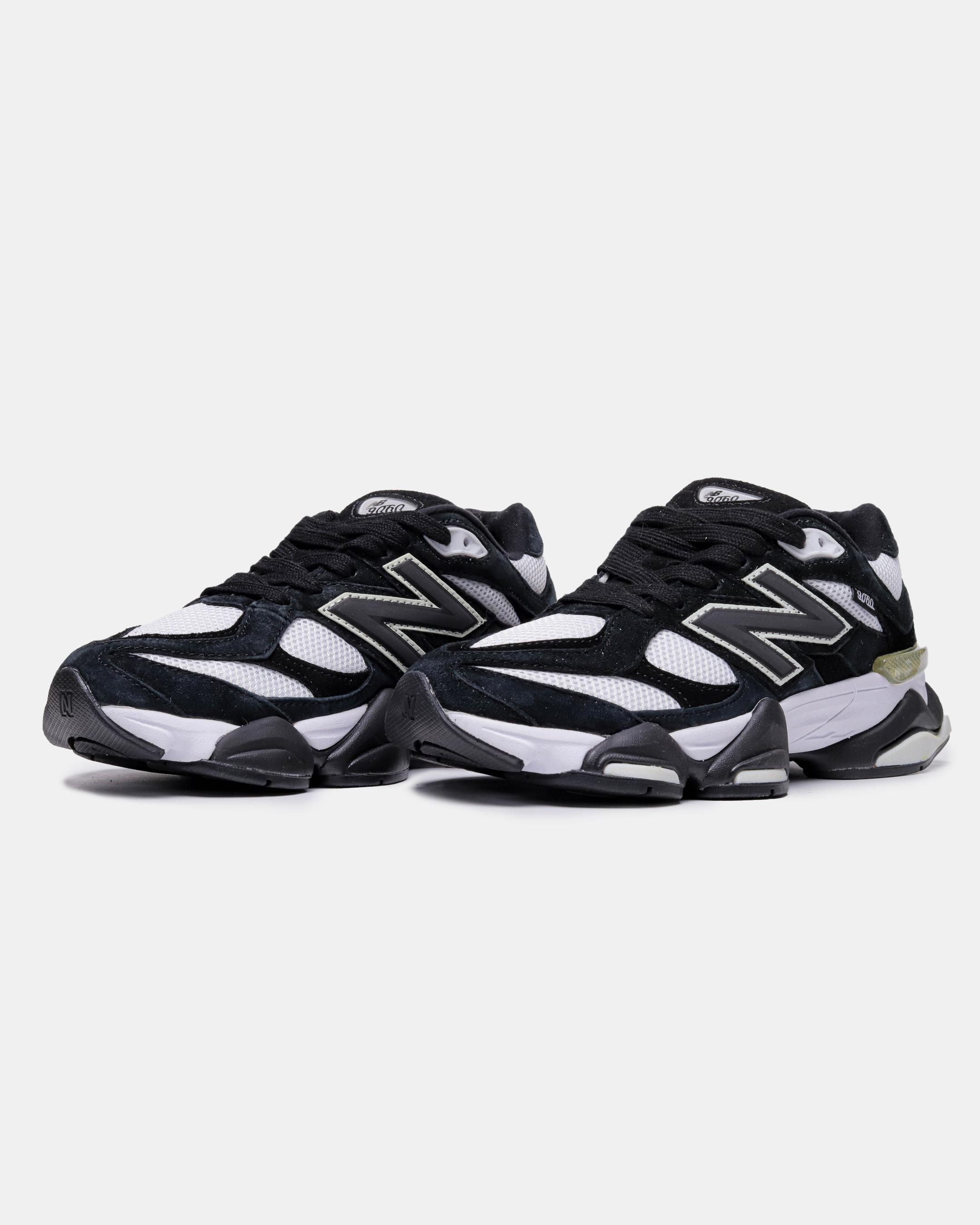 New Balance 9060 Black White Olive - изображение 6