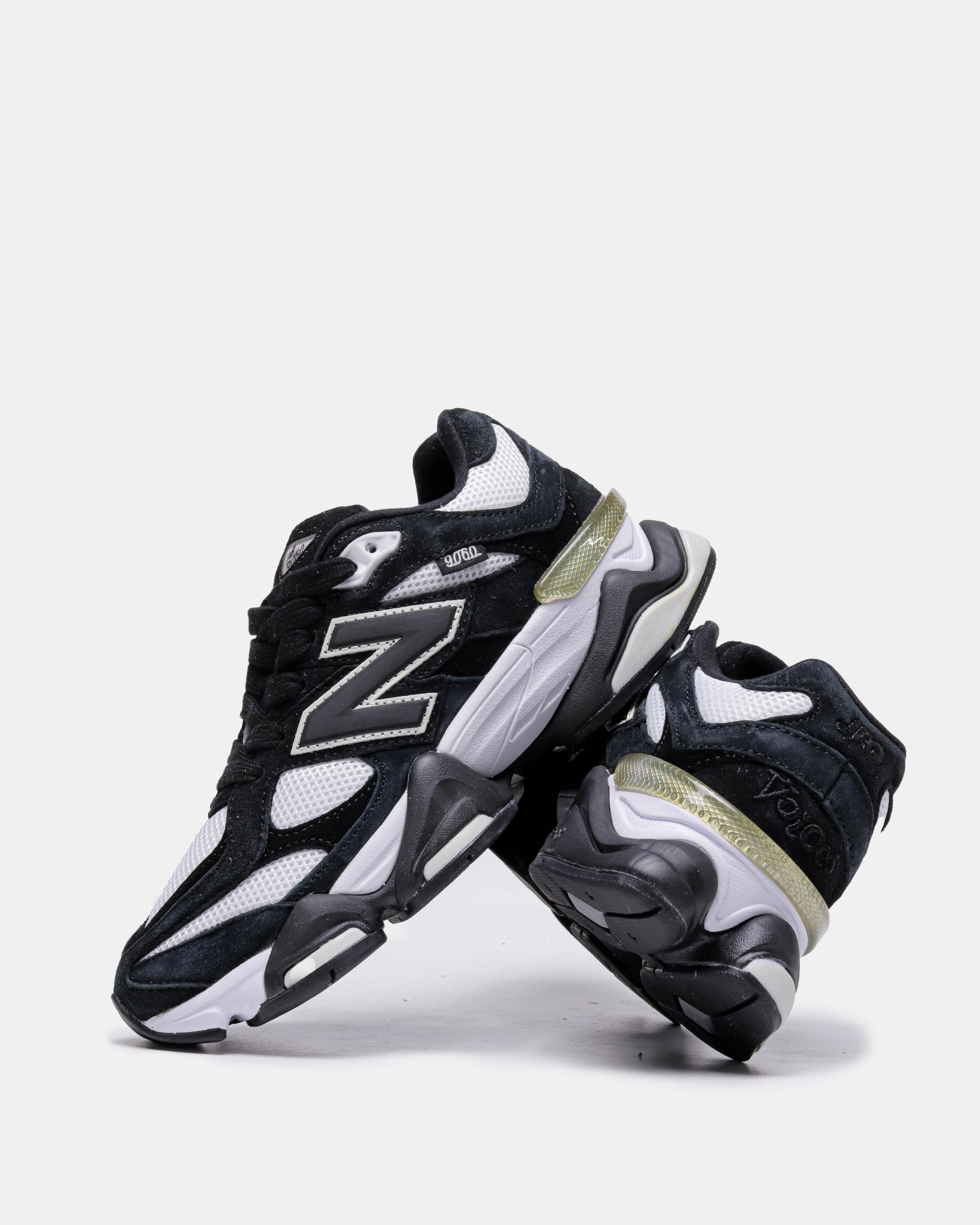 New Balance 9060 Black White Olive - изображение 8