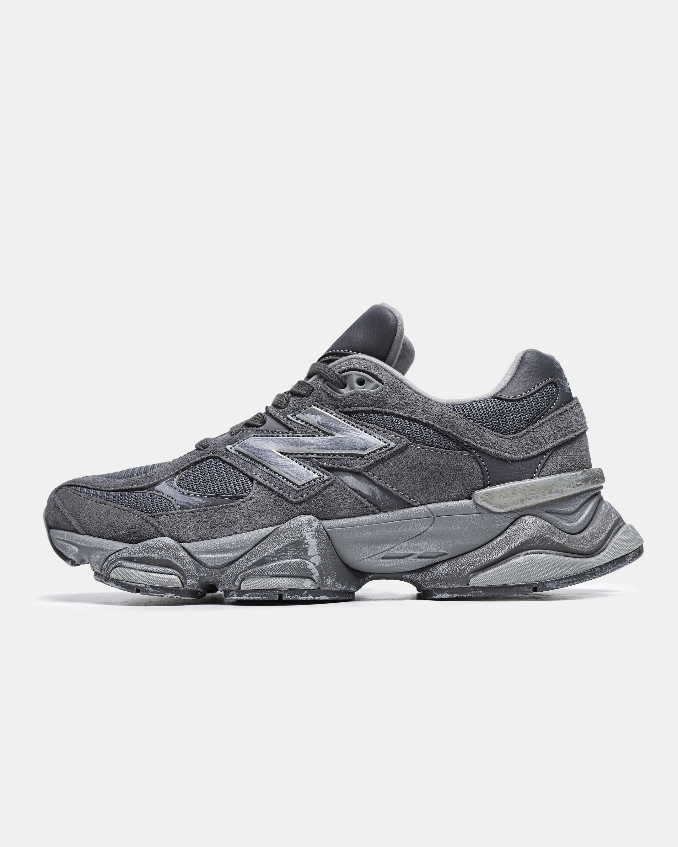 New Balance 9060 Dark Grey Distressed