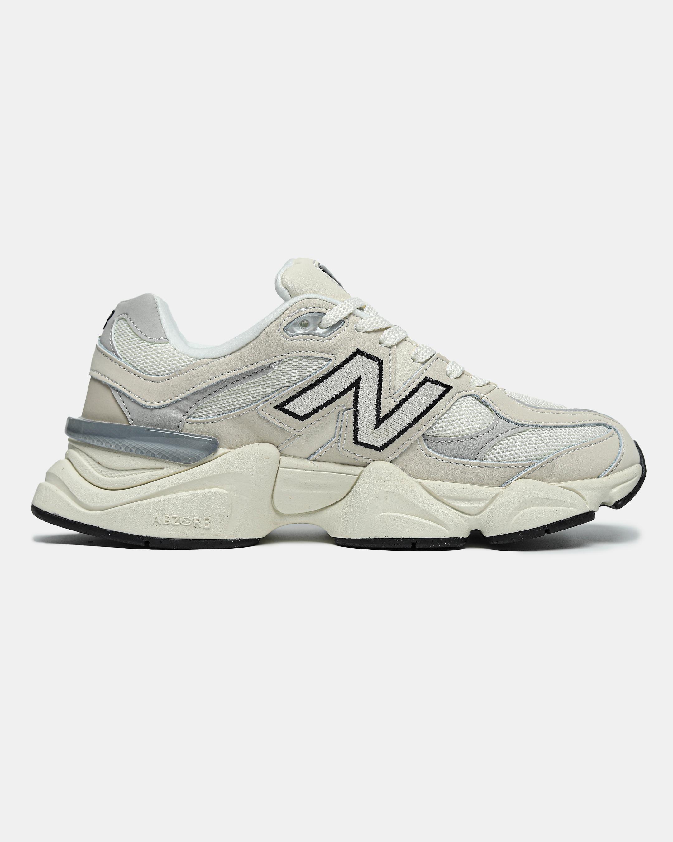 New Balance 9060 Cream White Black - изображение 1