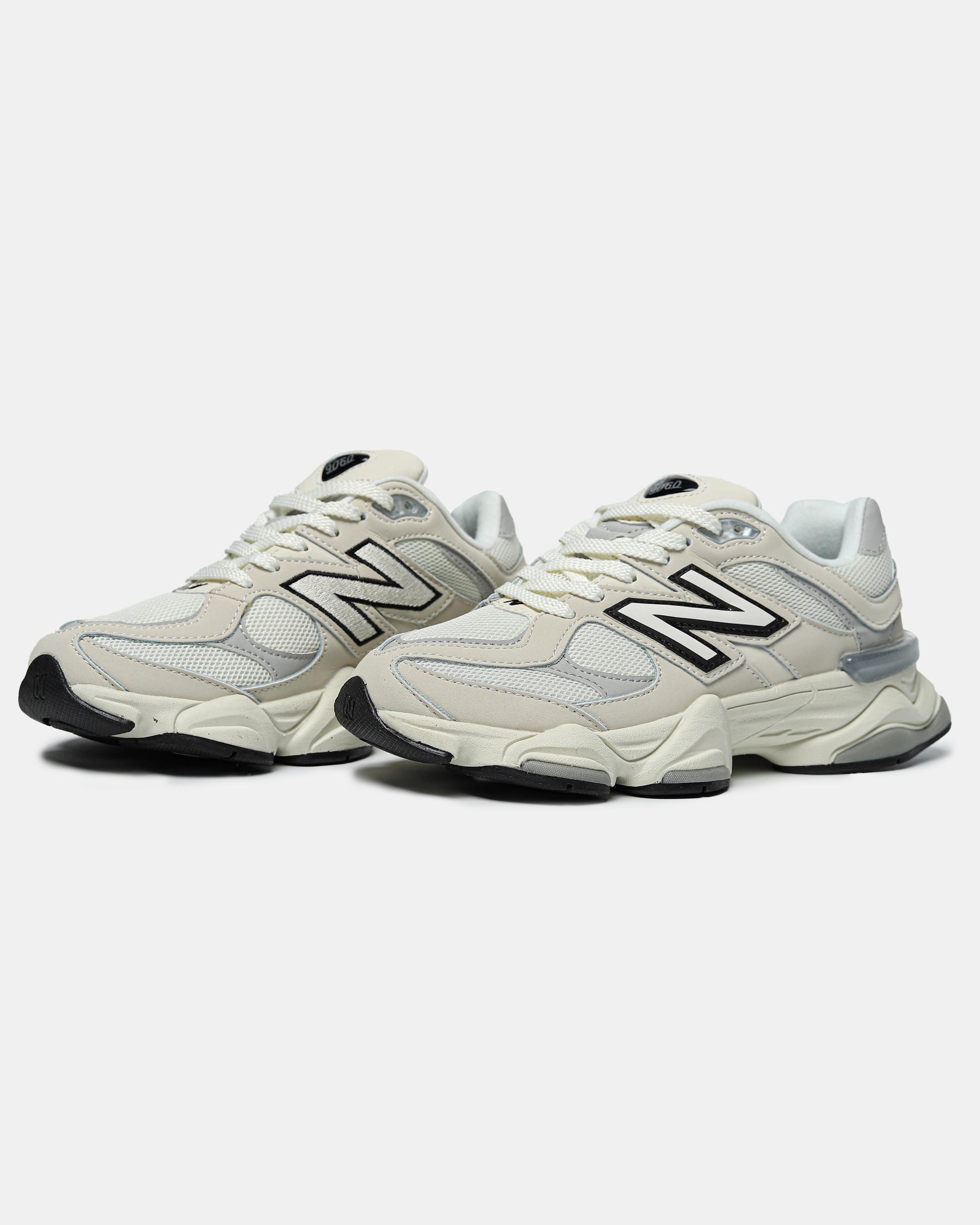 New Balance 9060 Cream White Black - изображение 5