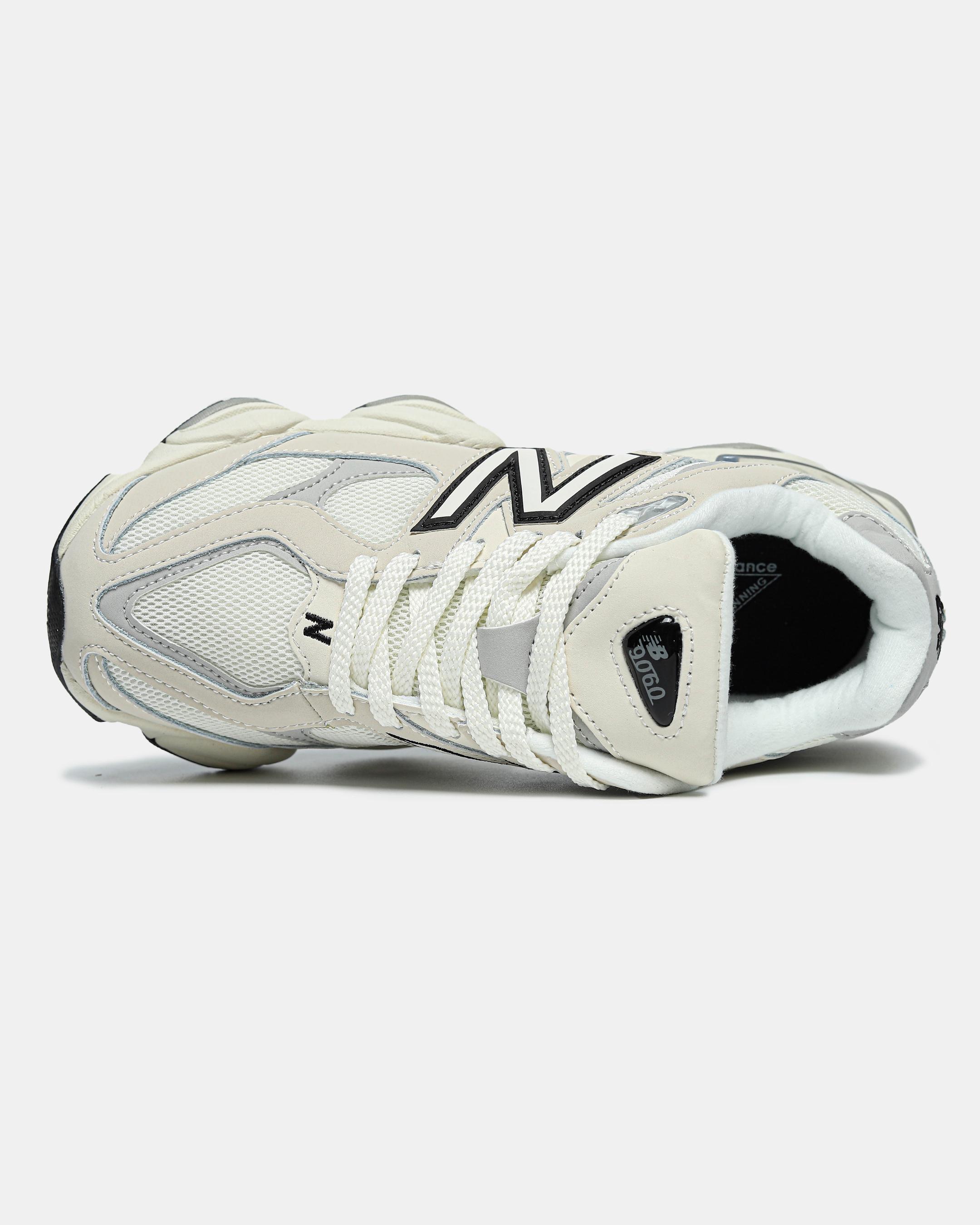 New Balance 9060 Cream White Black - изображение 6