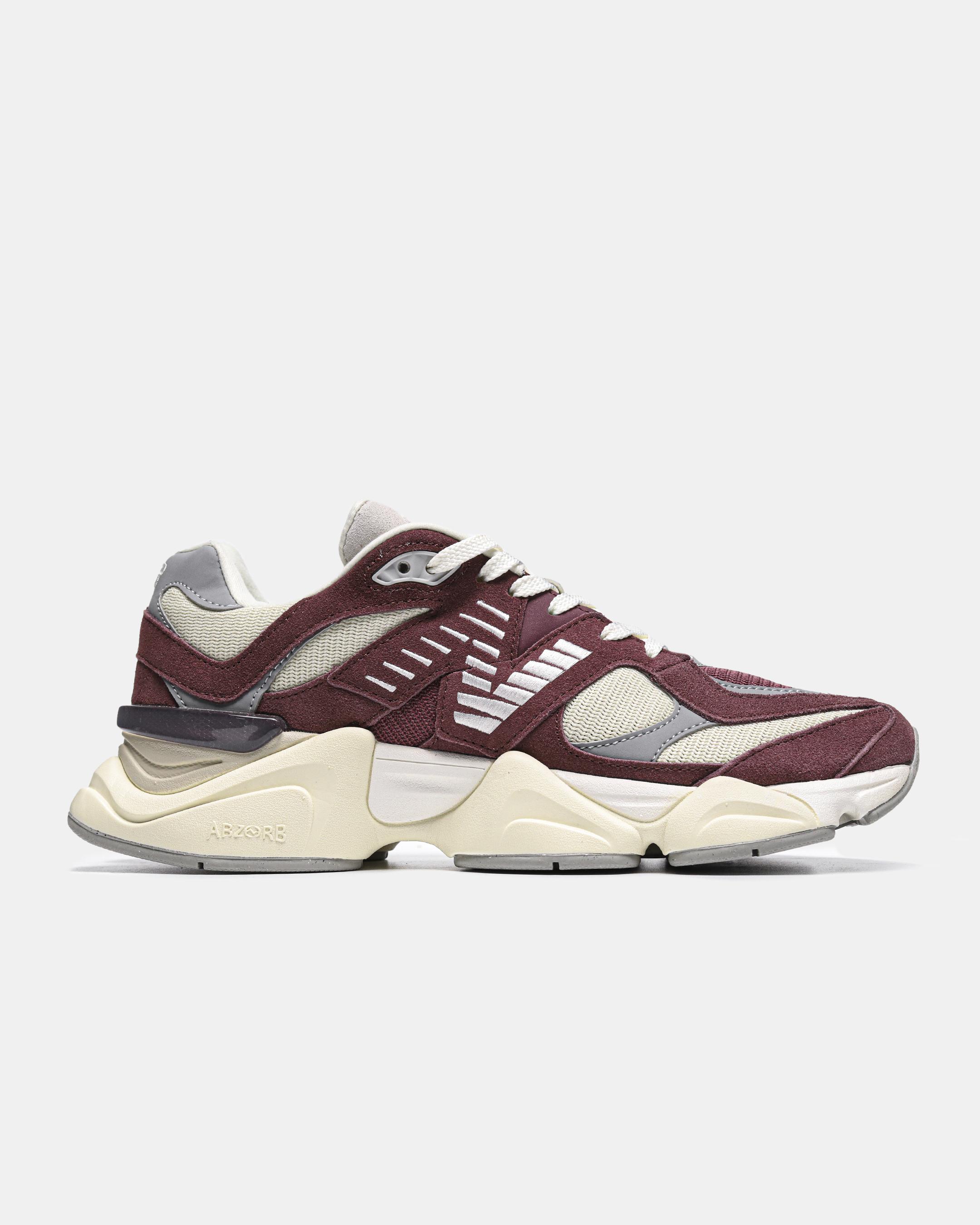 New Balance 9060 Burgundy White Grey - изображение 2