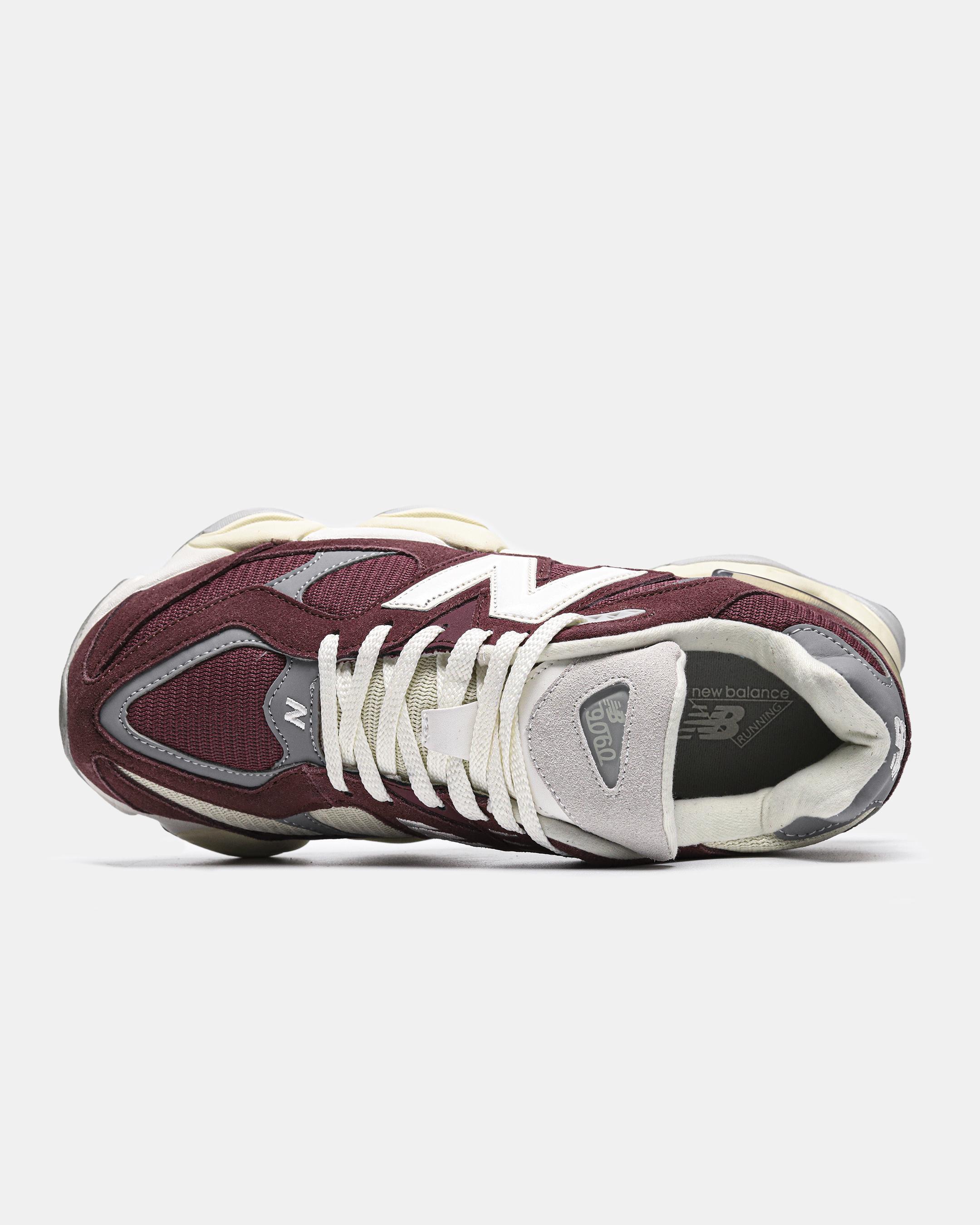 New Balance 9060 Burgundy White Grey - изображение 3