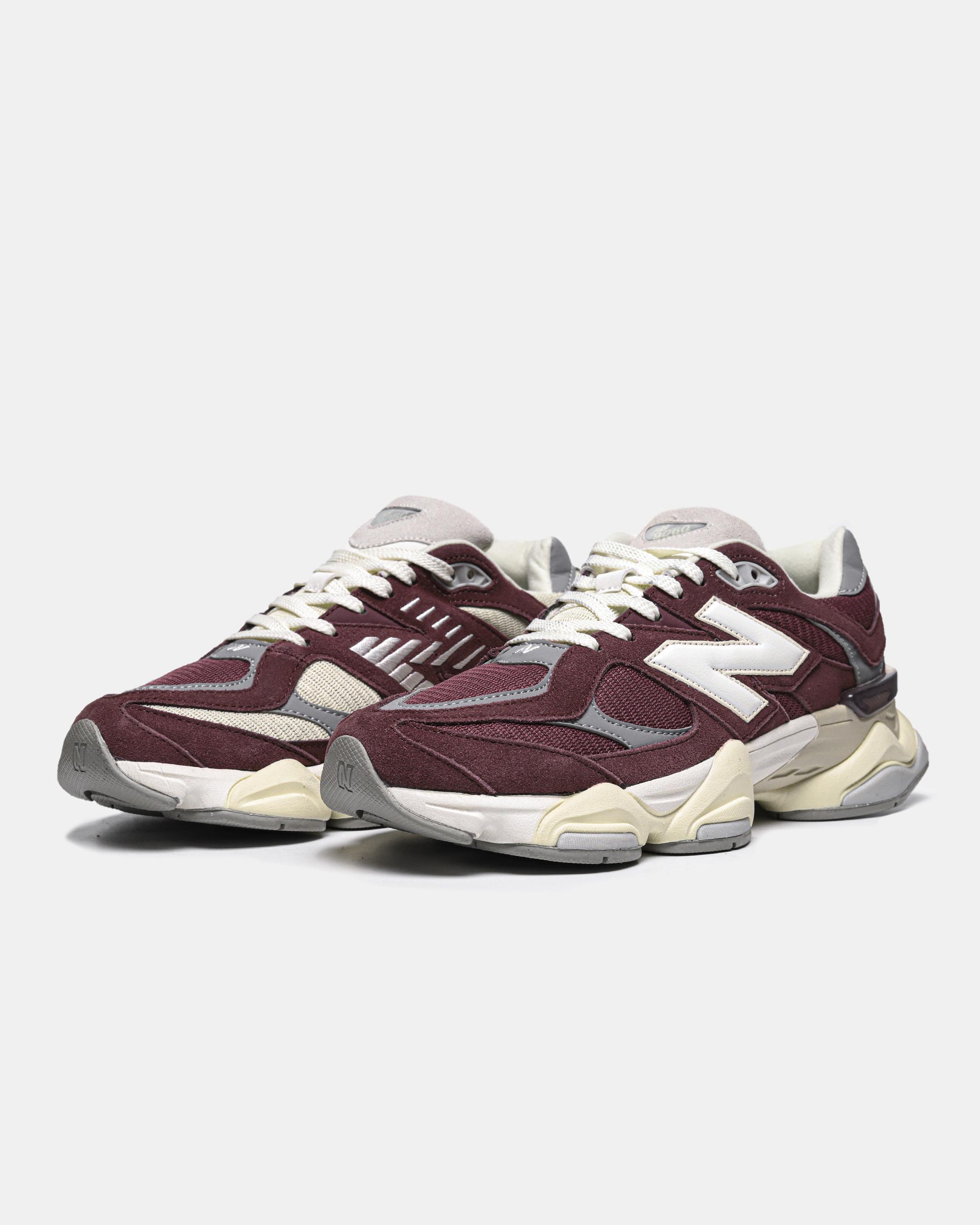 New Balance 9060 Burgundy White Grey - изображение 4