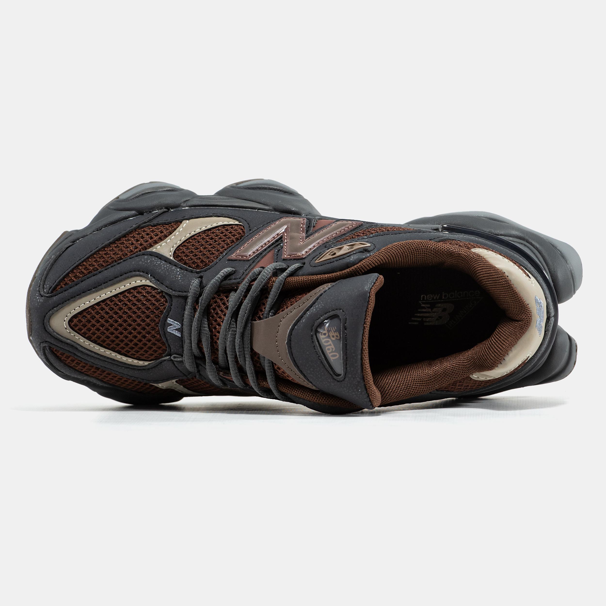 New Balance 9060 Black Brown Olive - изображение 3