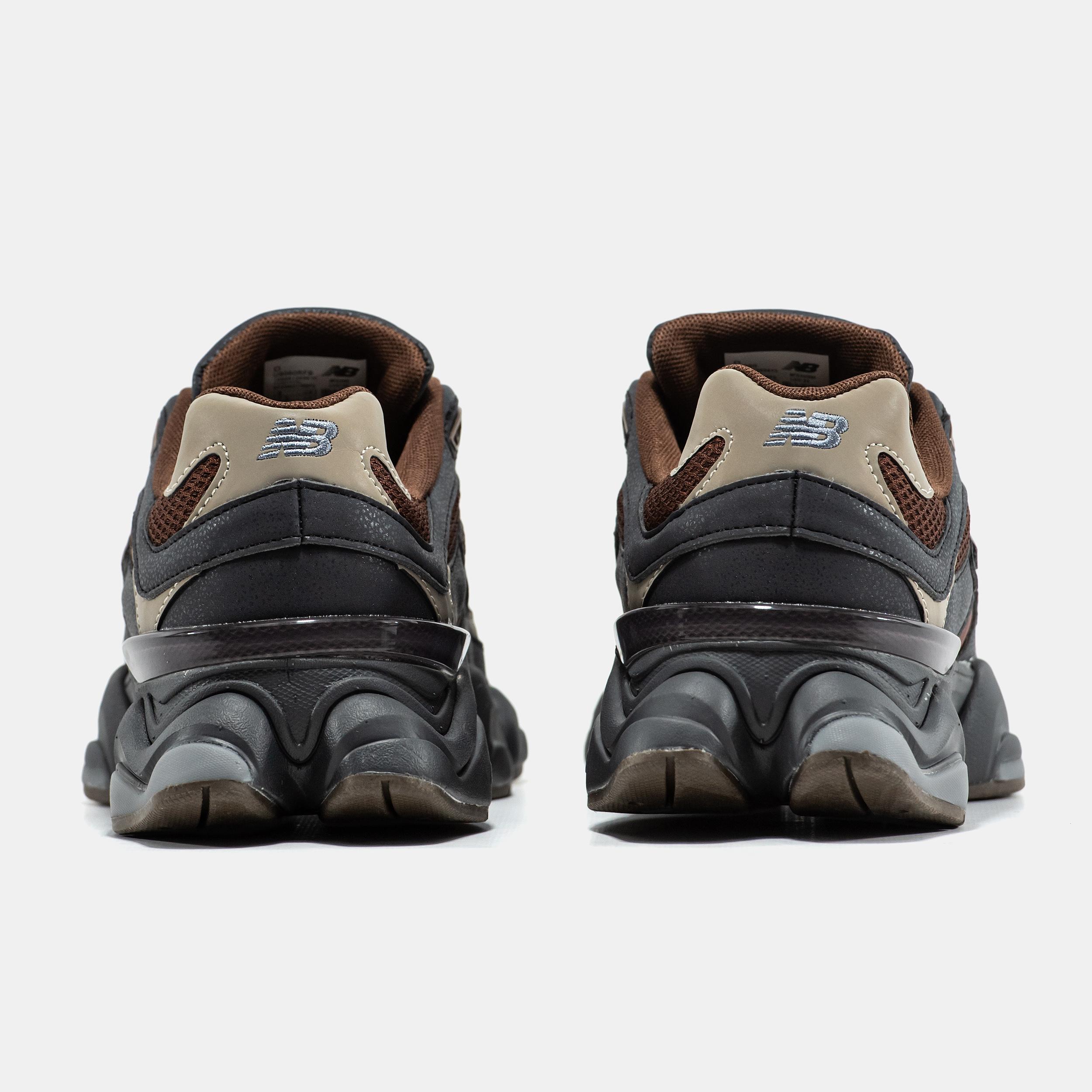 New Balance 9060 Black Brown Olive - изображение 5