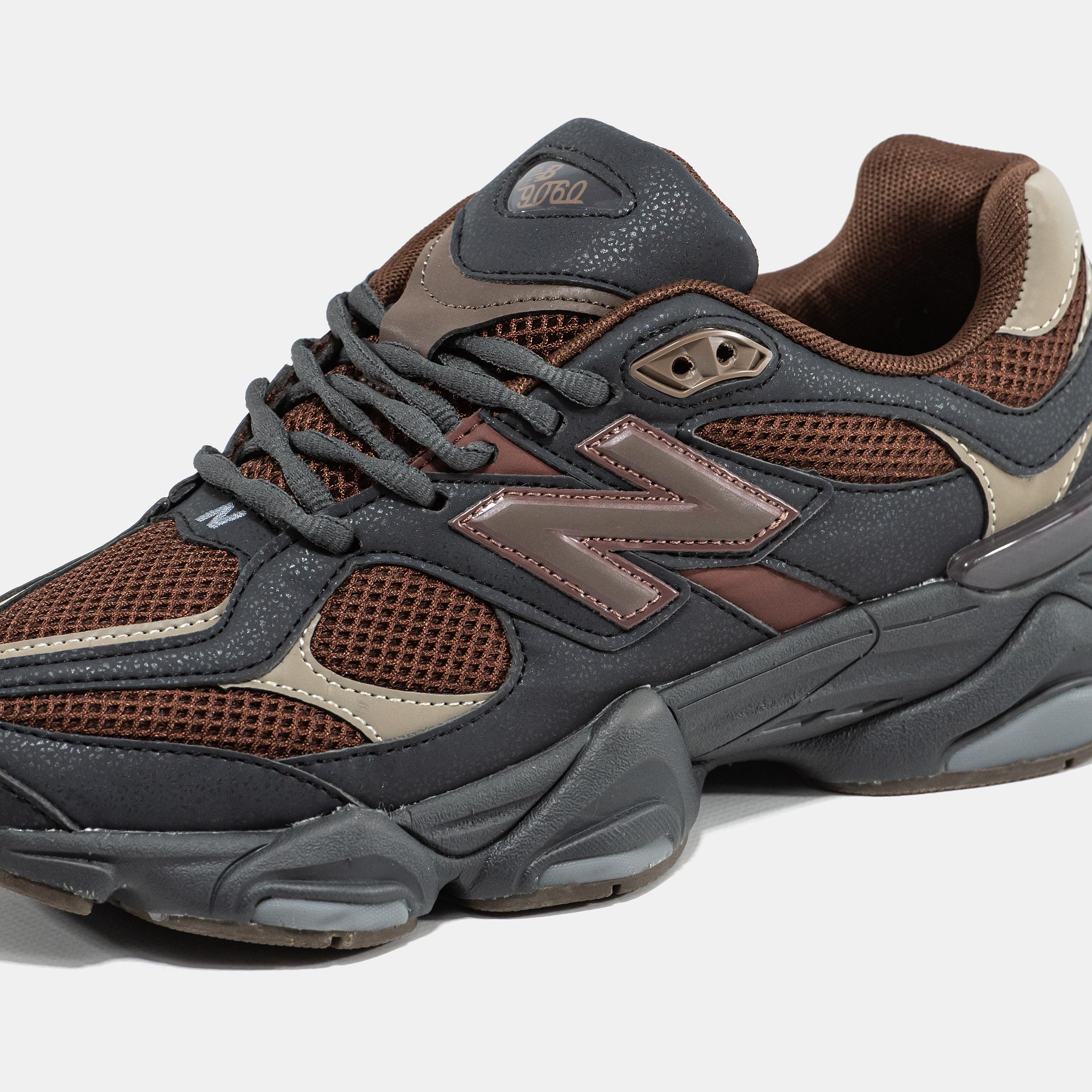 New Balance 9060 Black Brown Olive - изображение 8