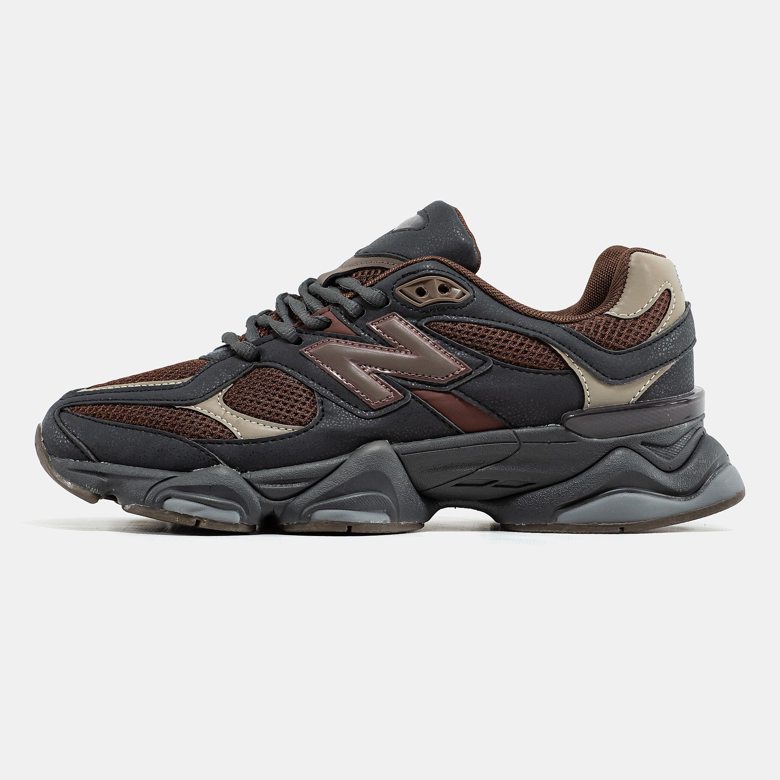 New Balance 9060 Black Brown Olive