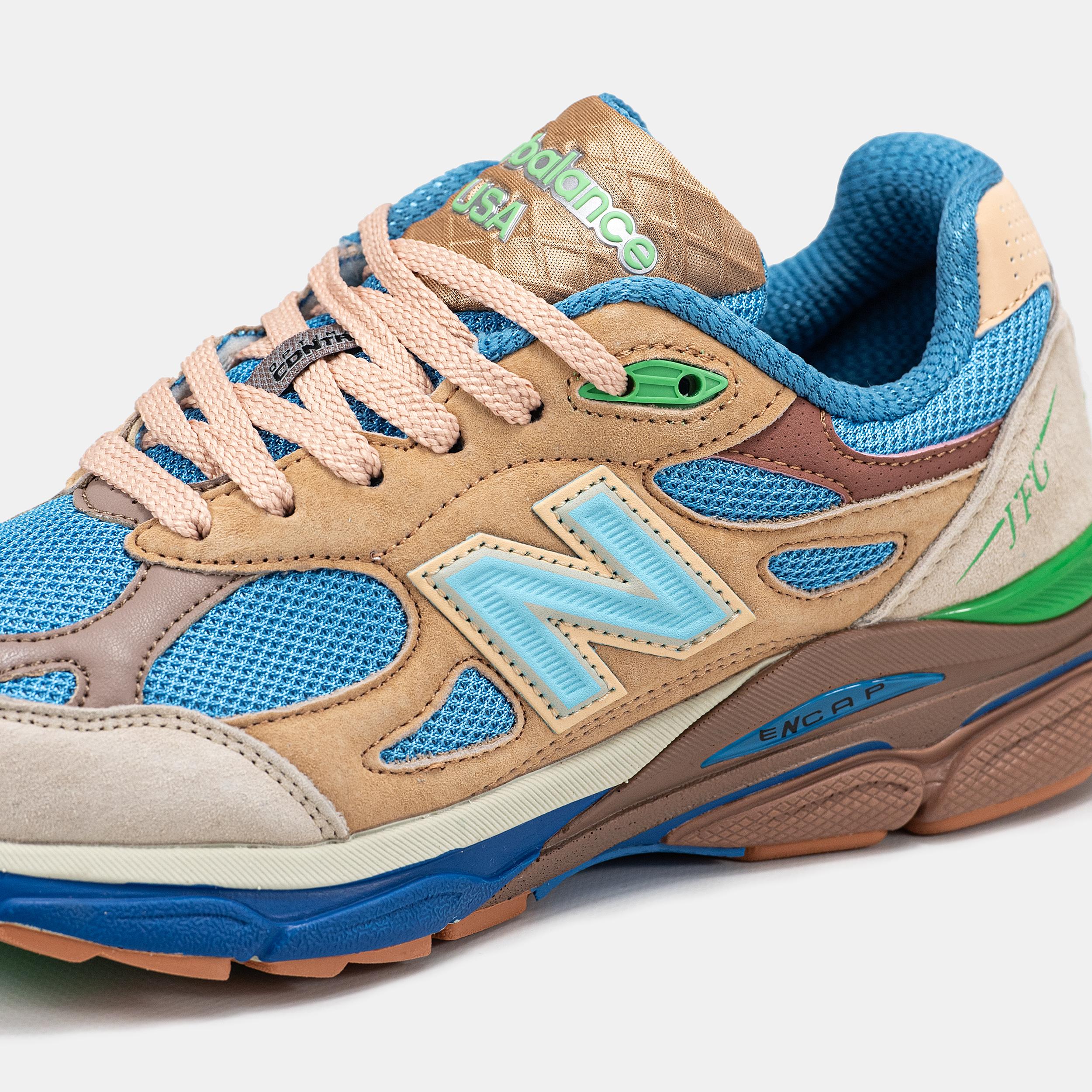 New Balance 990v3 x Joe Freshgoods Blue Beige Green - изображение 9