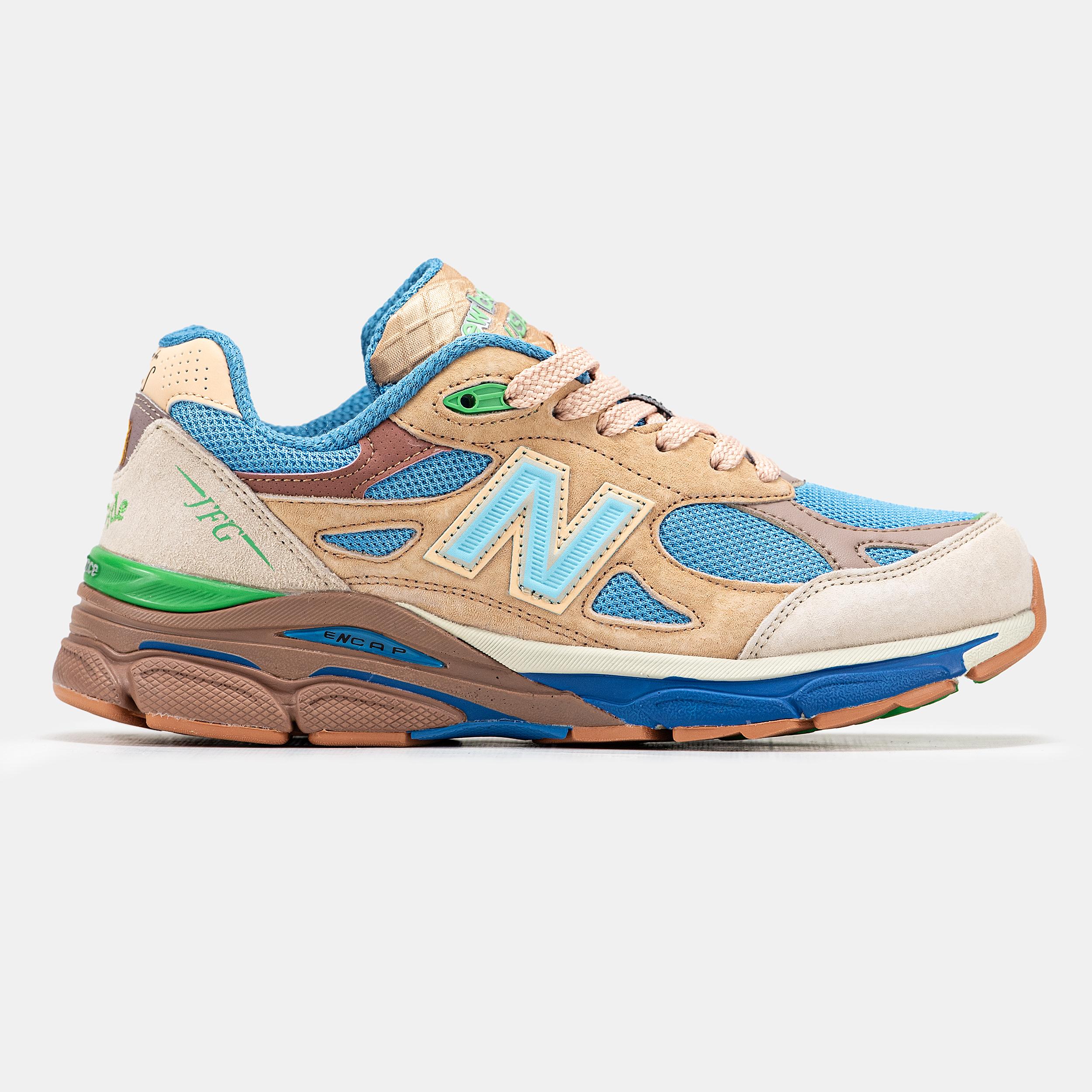 New Balance 990v3 x Joe Freshgoods Blue Beige Green - изображение 2