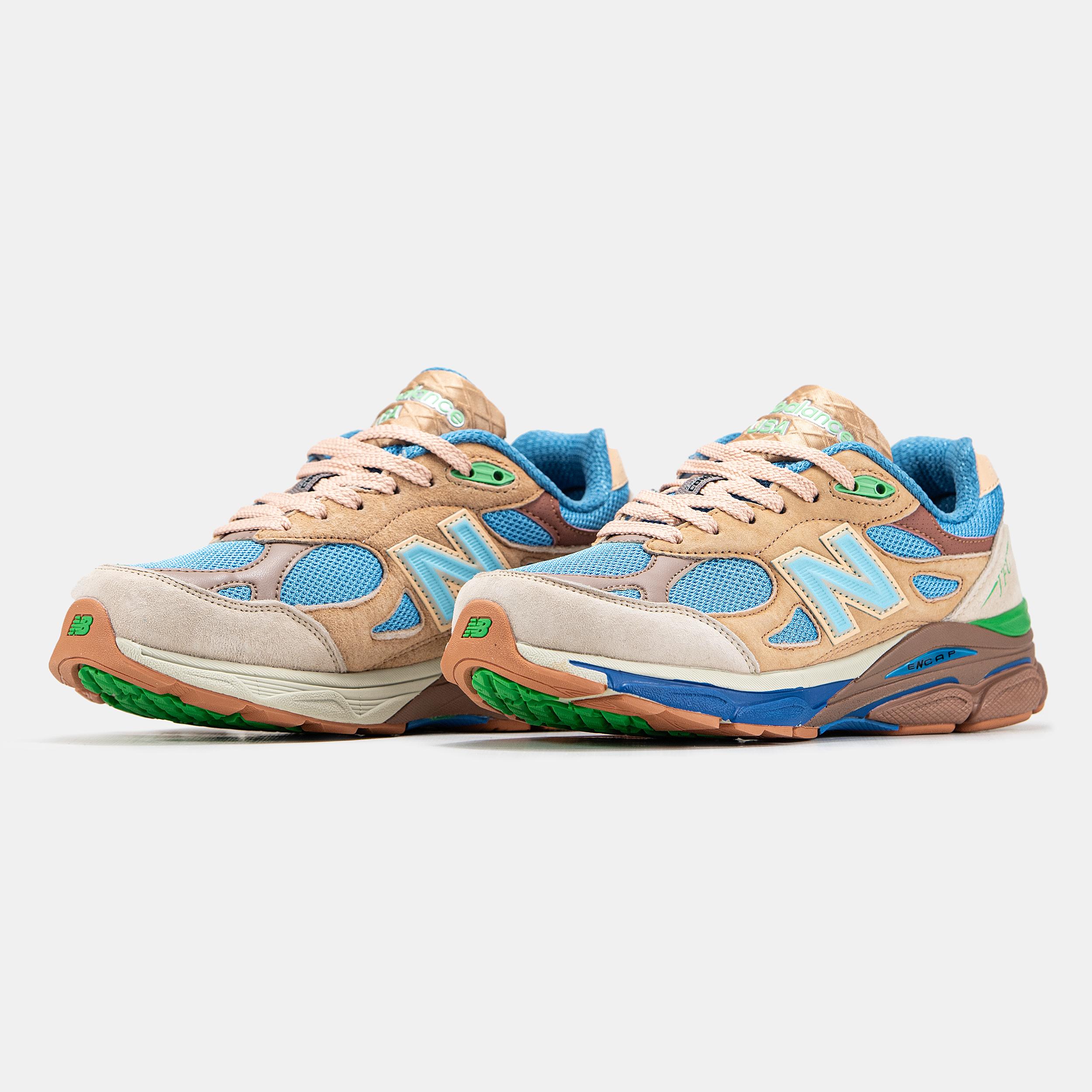 New Balance 990v3 x Joe Freshgoods Blue Beige Green - изображение 7