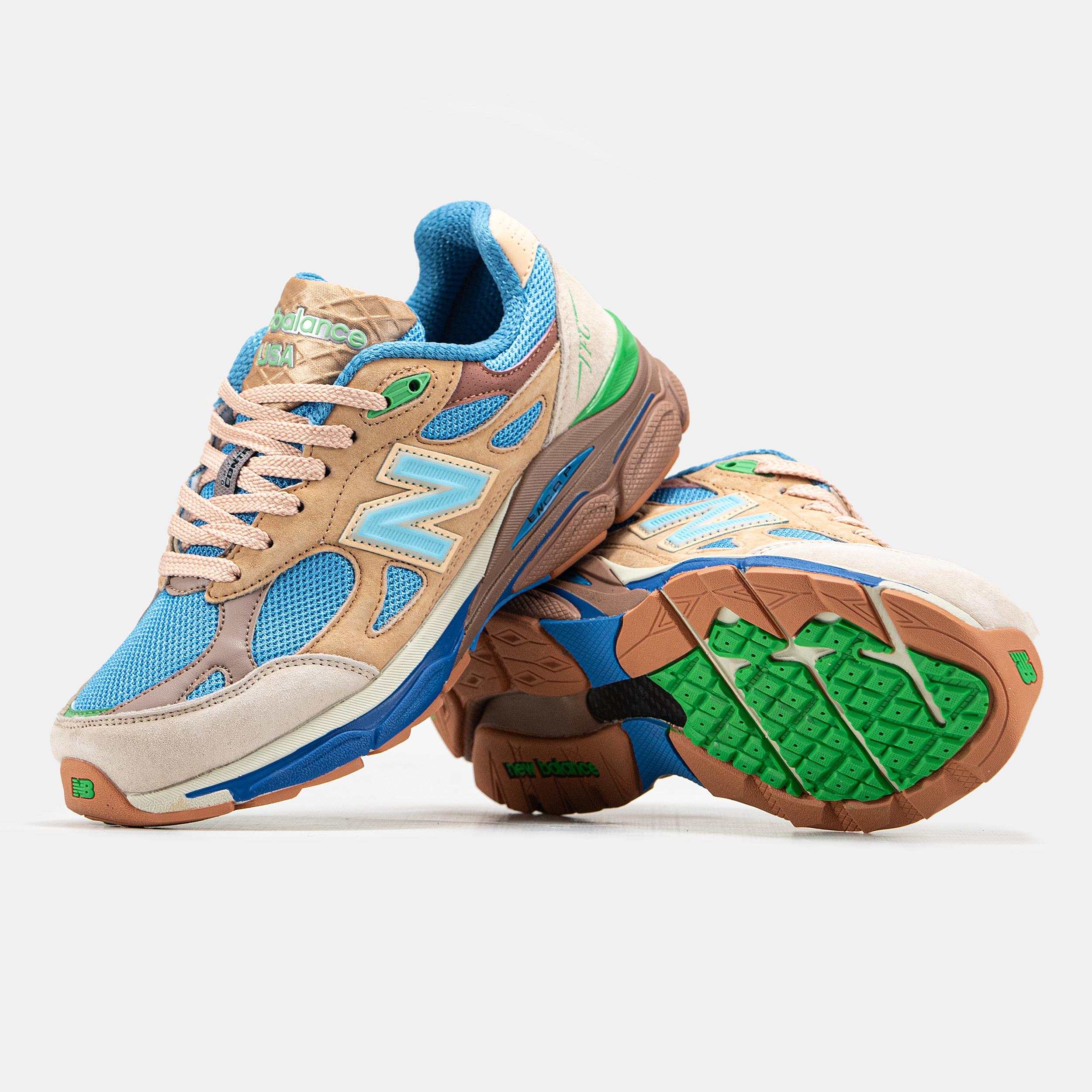 New Balance 990v3 x Joe Freshgoods Blue Beige Green - изображение 8