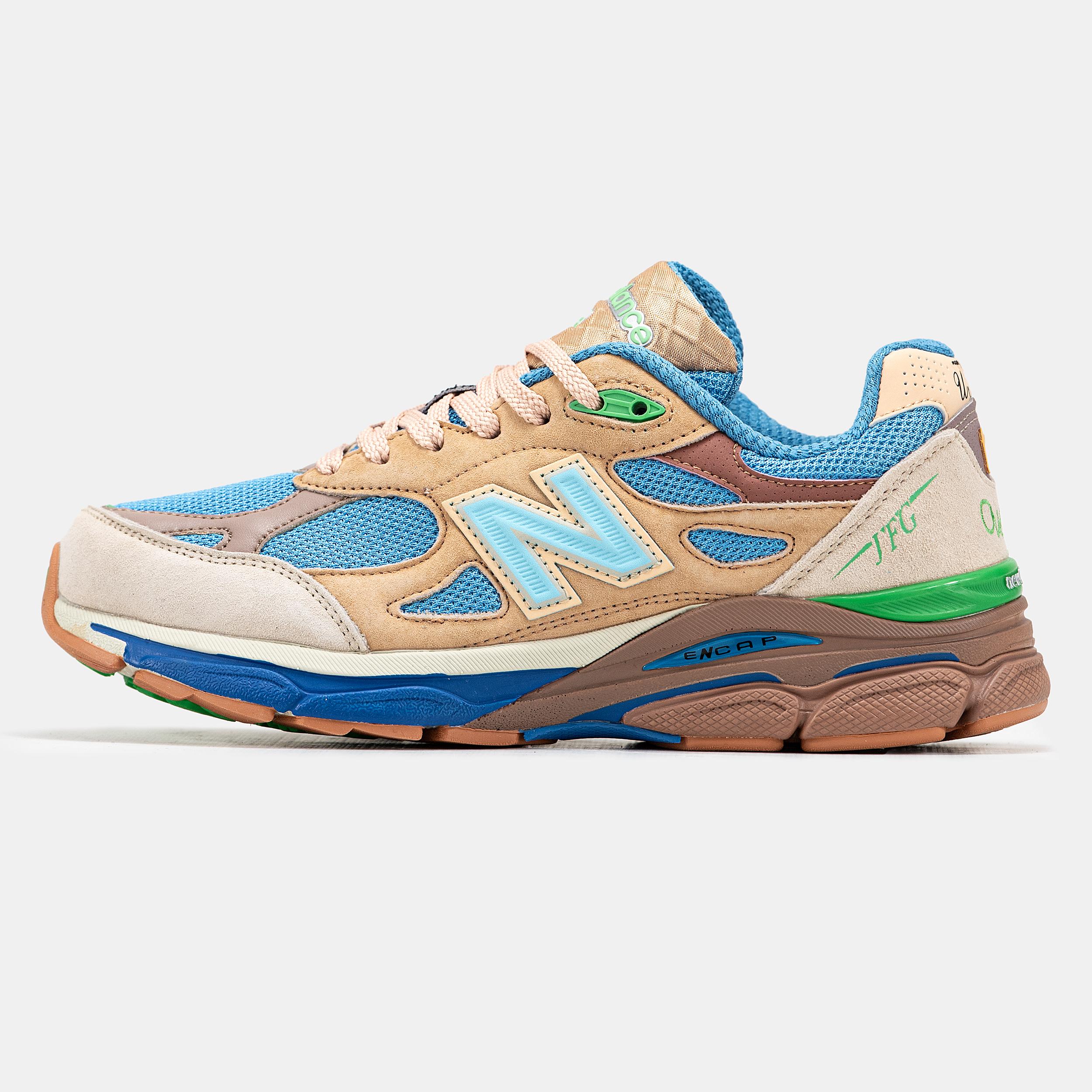 New Balance 990v3 x Joe Freshgoods Blue Beige Green