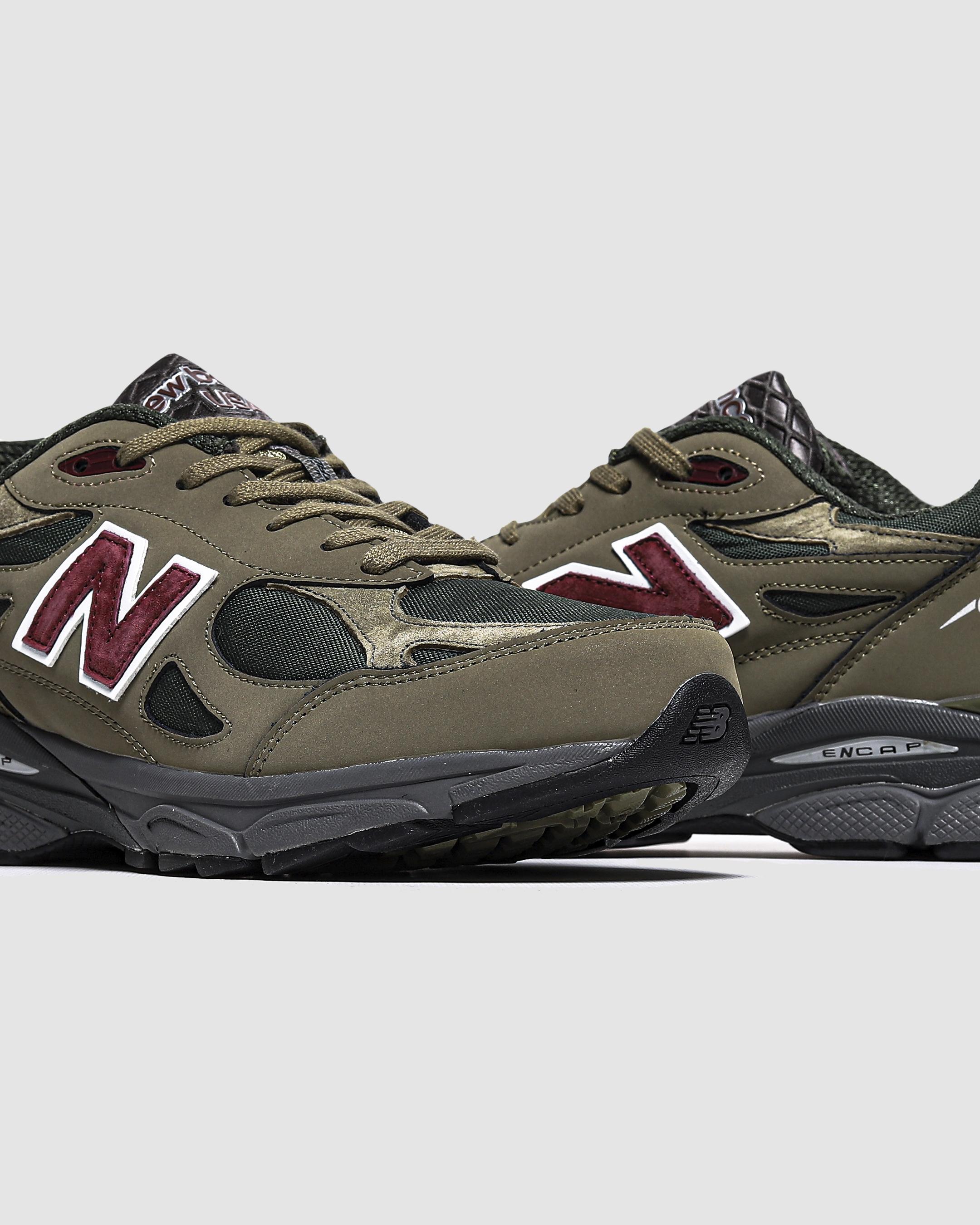 New Balance 990v3 Dark Olive Burgundy USA - изображение 3