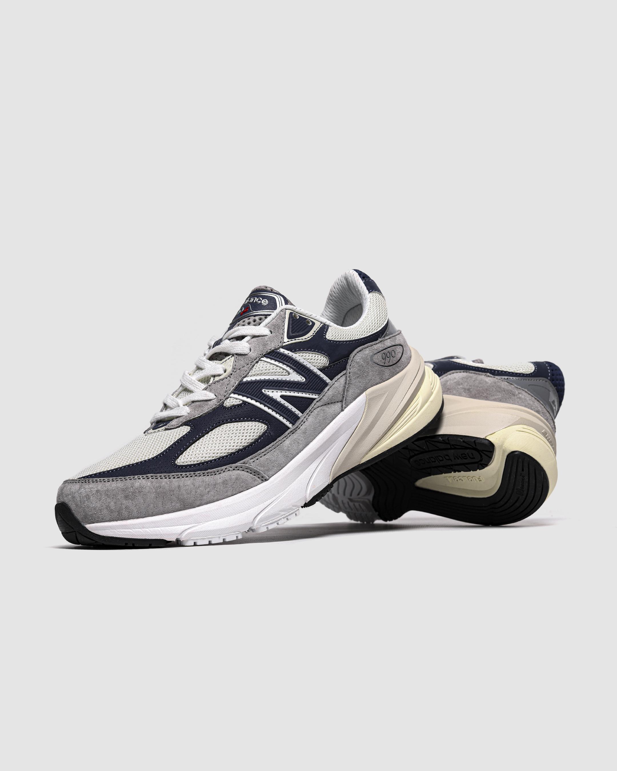 New Balance 990v6 Grey Navy White - изображение 6