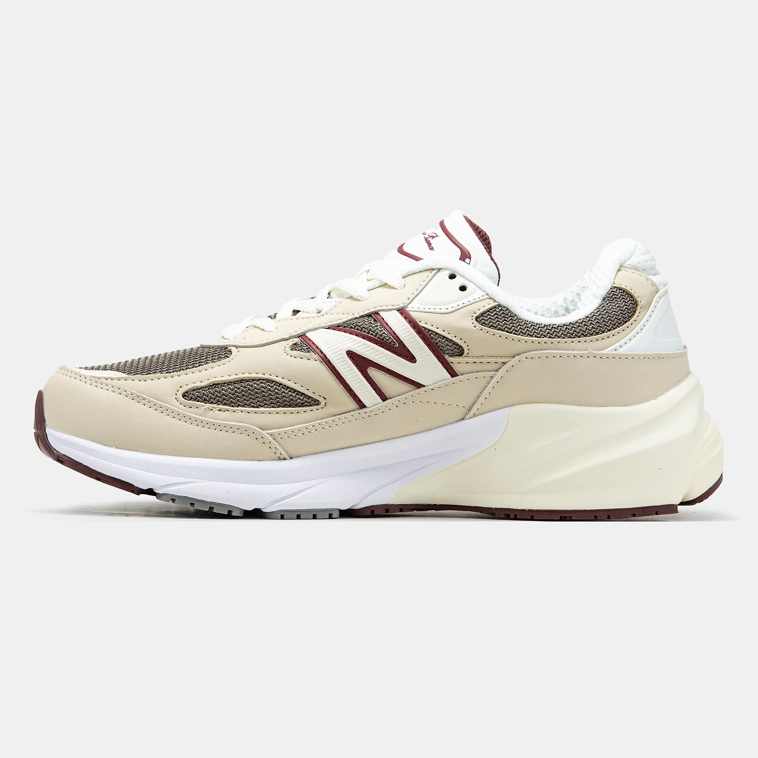 New Balance 990v6 x Loro Piana Raw Cashew Red - изображение 3