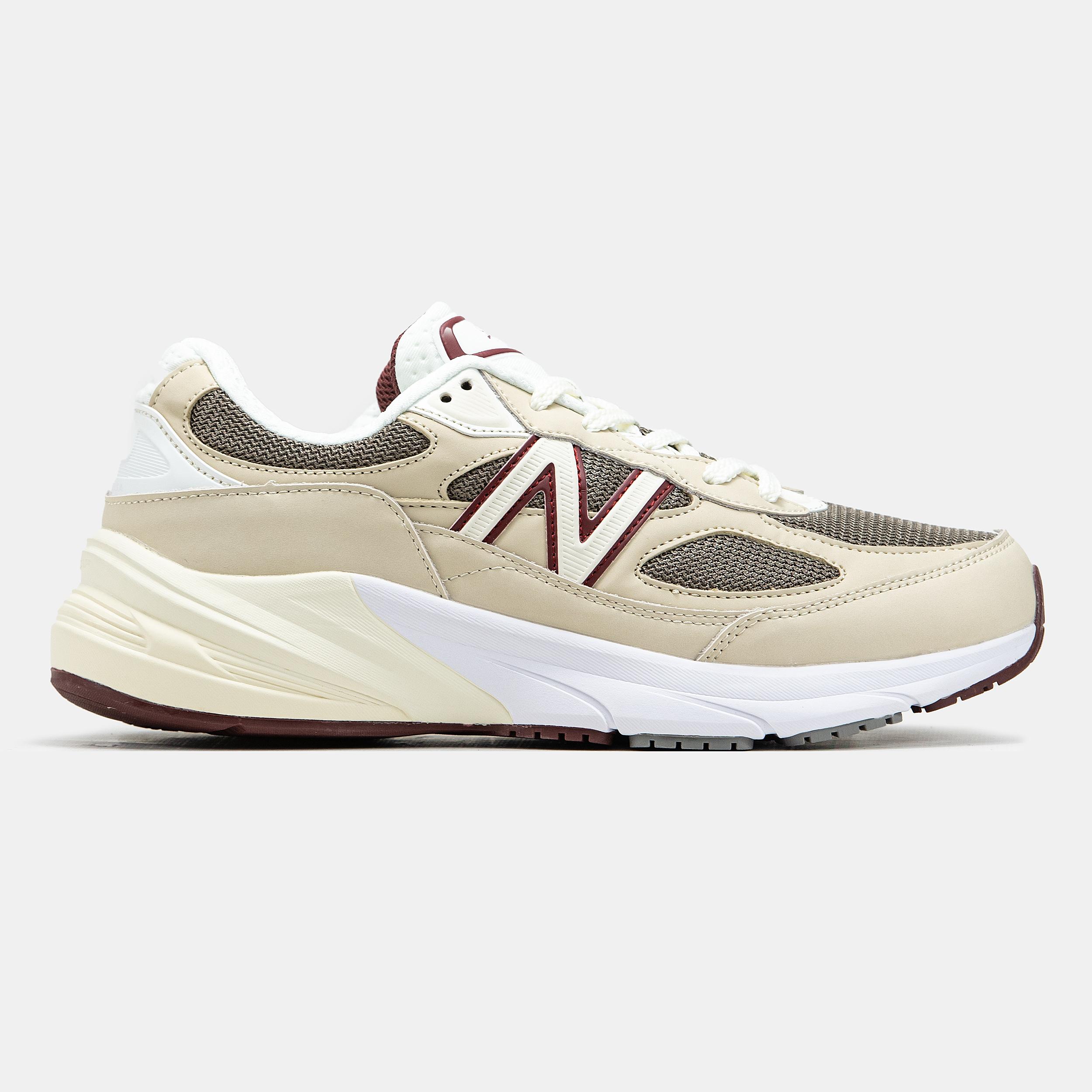 New Balance 990v6 x Loro Piana Raw Cashew Red - изображение 4