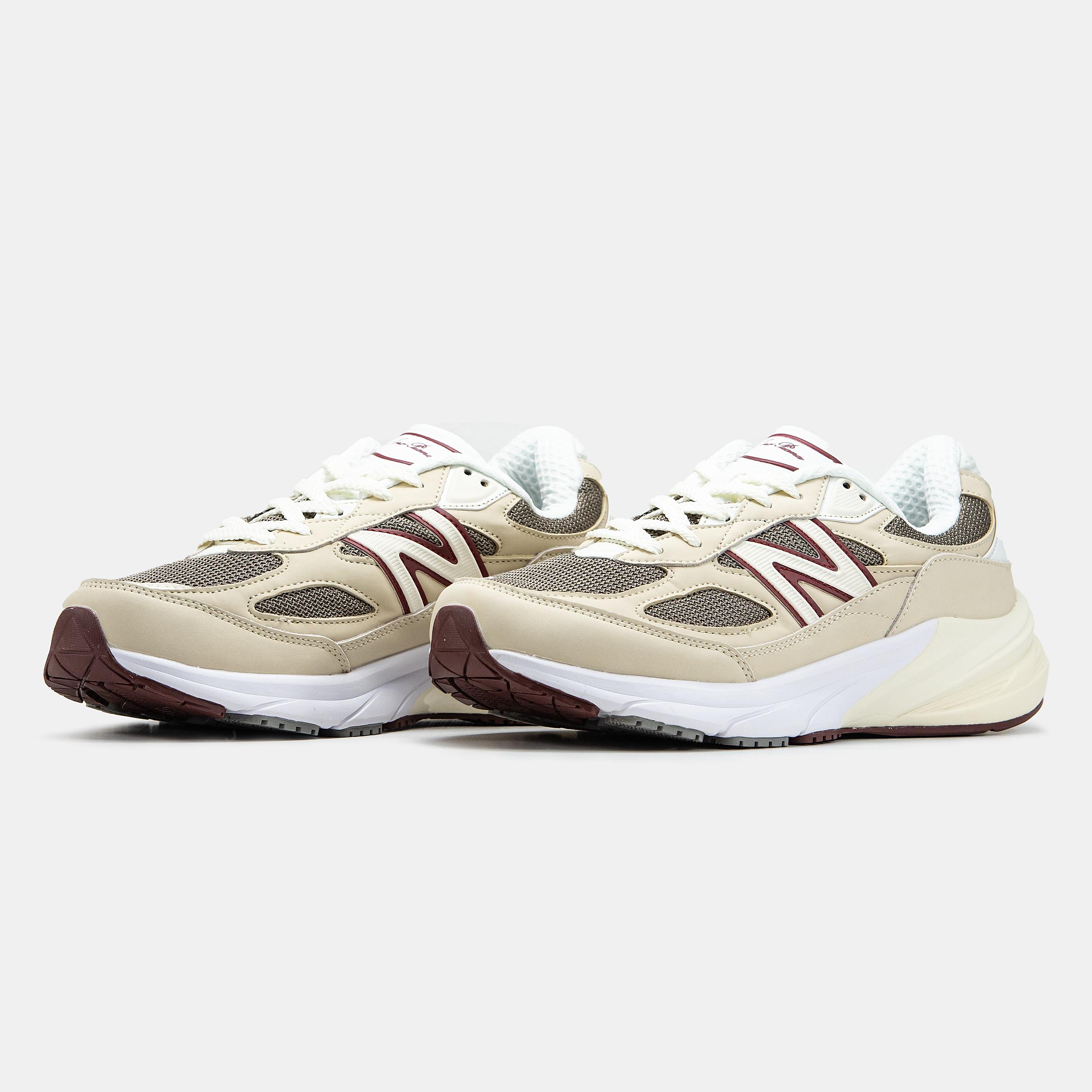 New Balance 990v6 x Loro Piana Raw Cashew Red - изображение 6