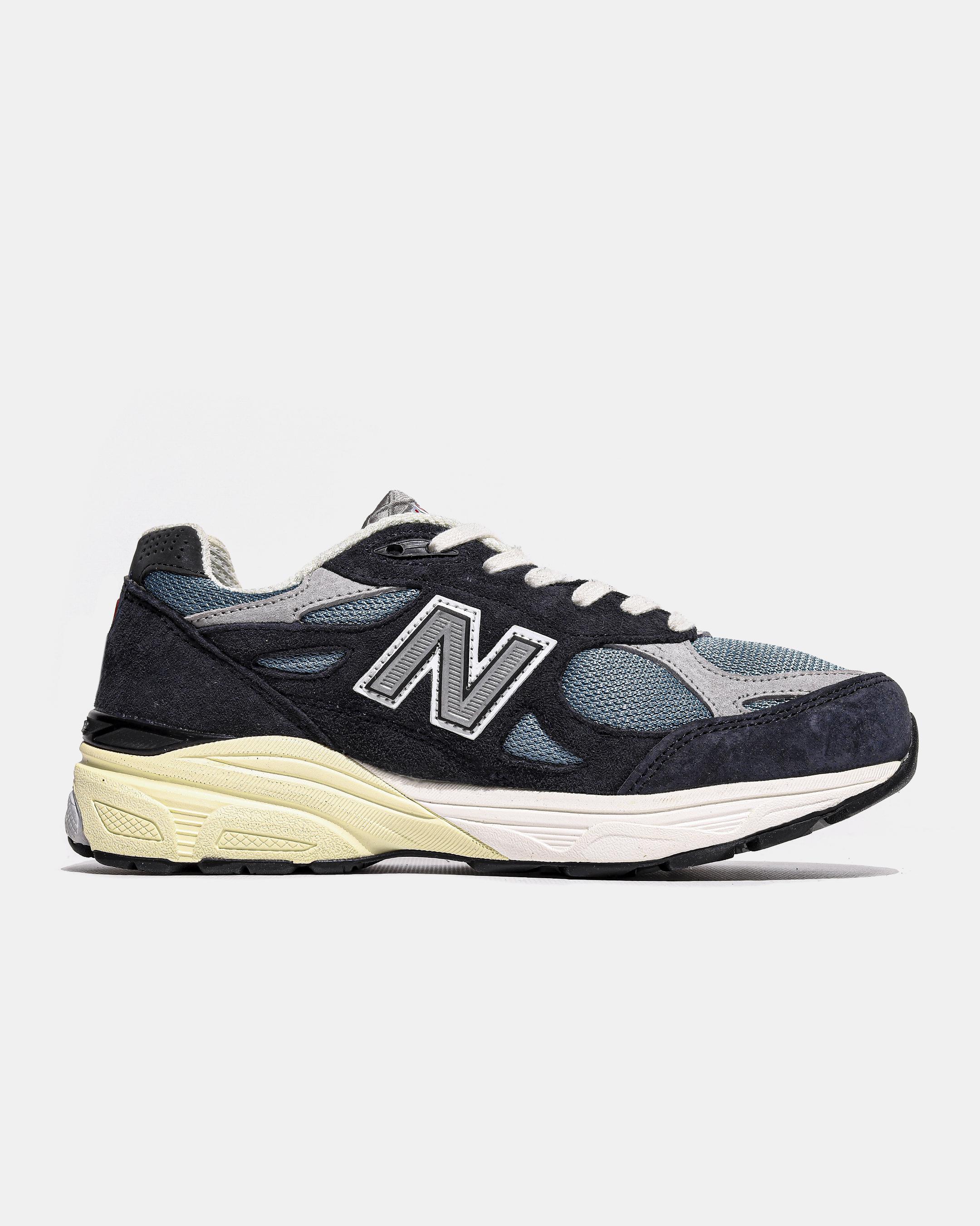 New Balance 990v3 Navy Blue Grey Cream - изображение 2