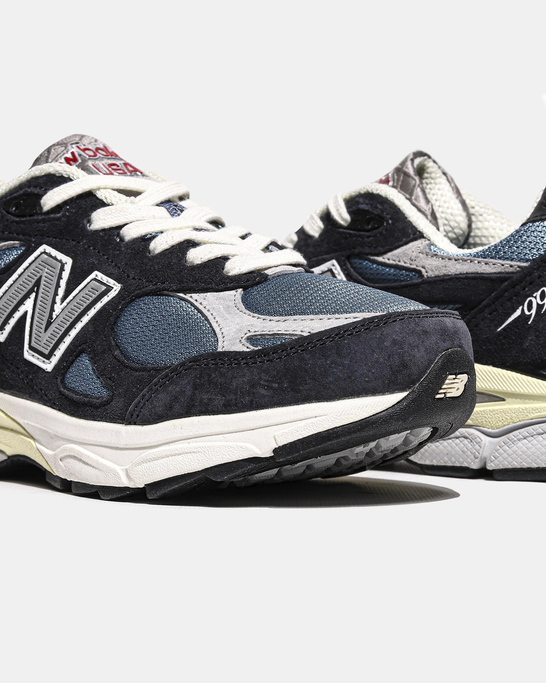 New Balance 990v3 Navy Blue Grey Cream - изображение 6