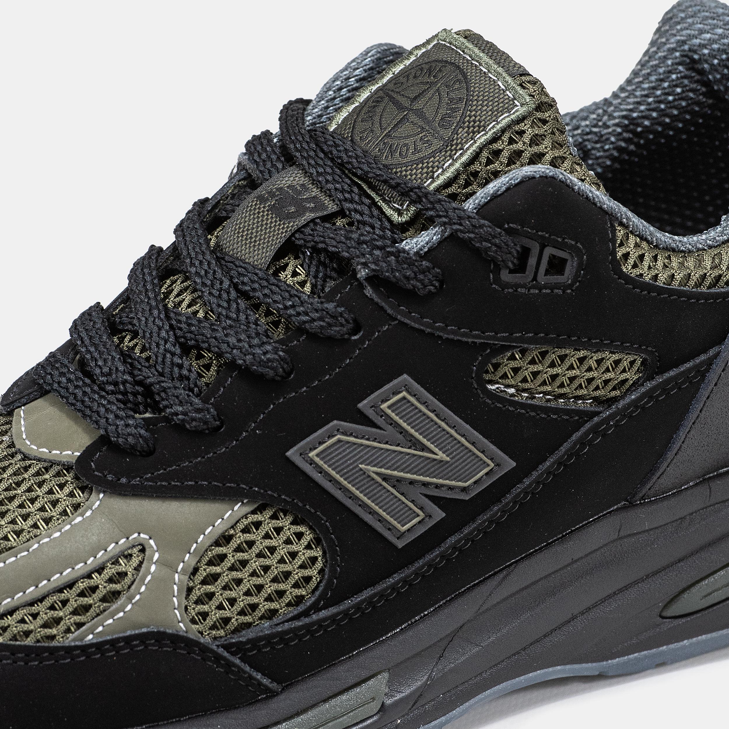New Balance 991v2 x Stone Island Black Olive - изображение 9