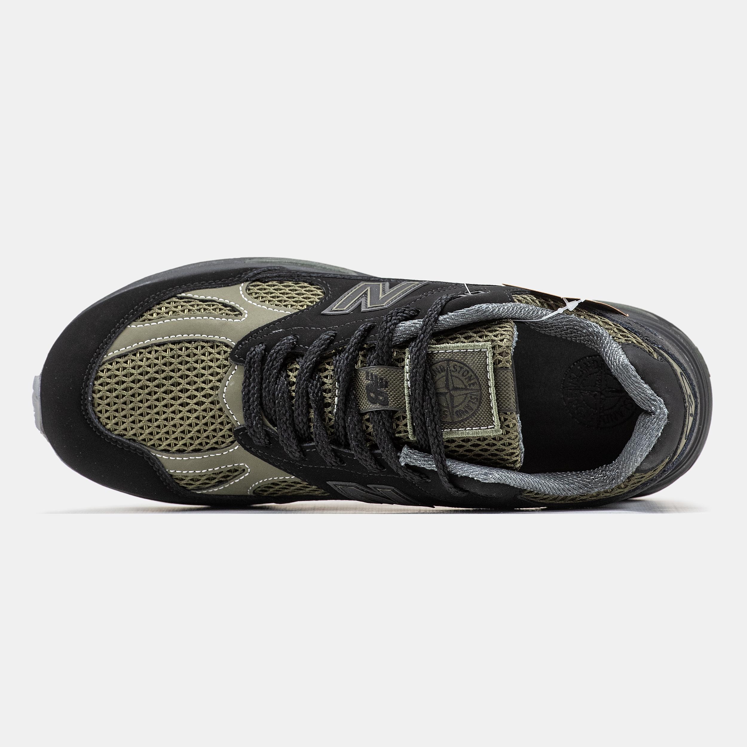 New Balance 991v2 x Stone Island Black Olive - изображение 3
