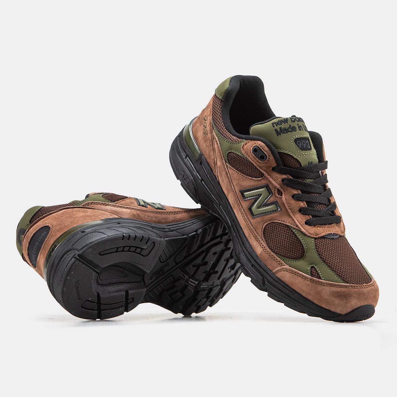 New Balance 993 x Aimé Leon Dore Brown Olive - изображение 2