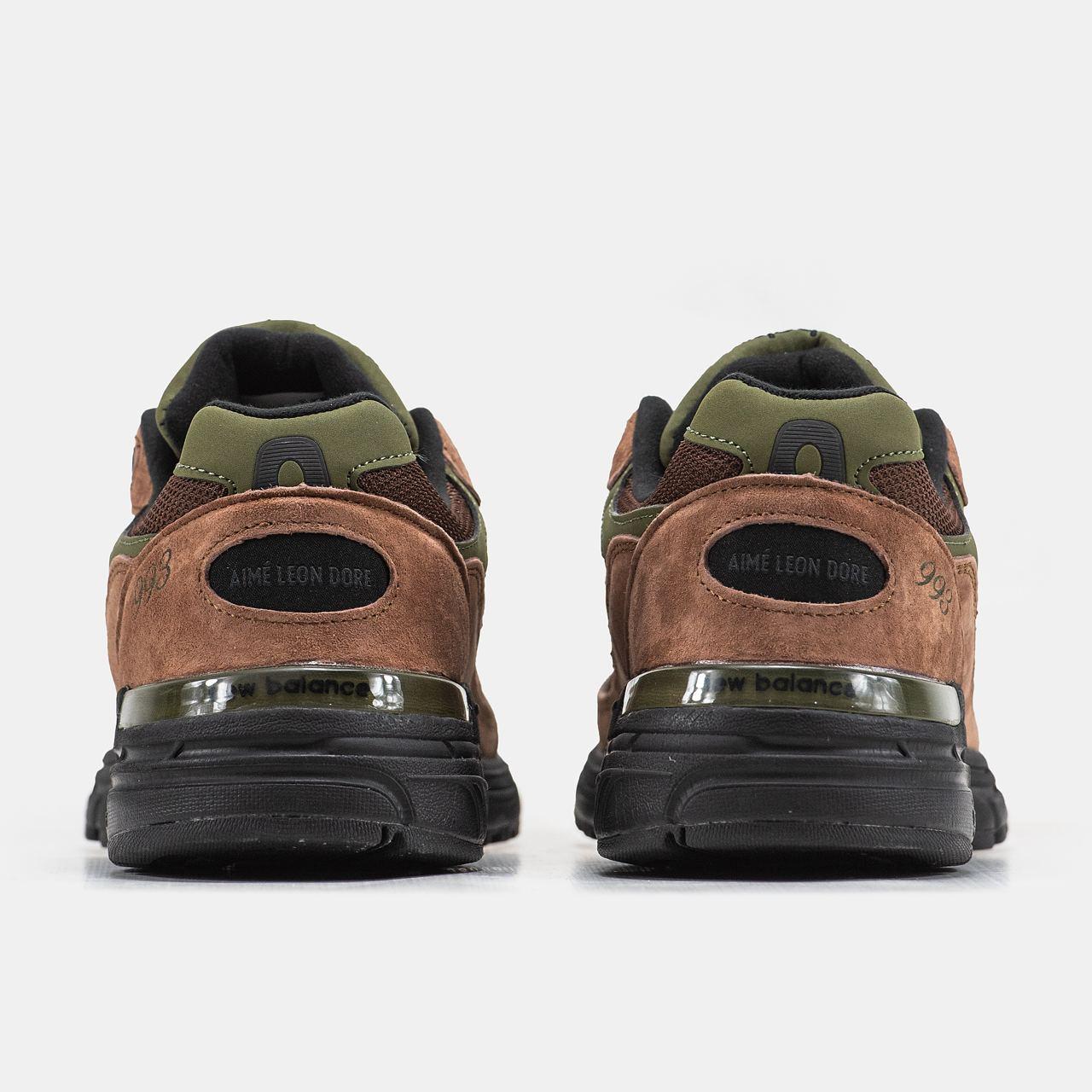 New Balance 993 x Aimé Leon Dore Brown Olive - изображение 3